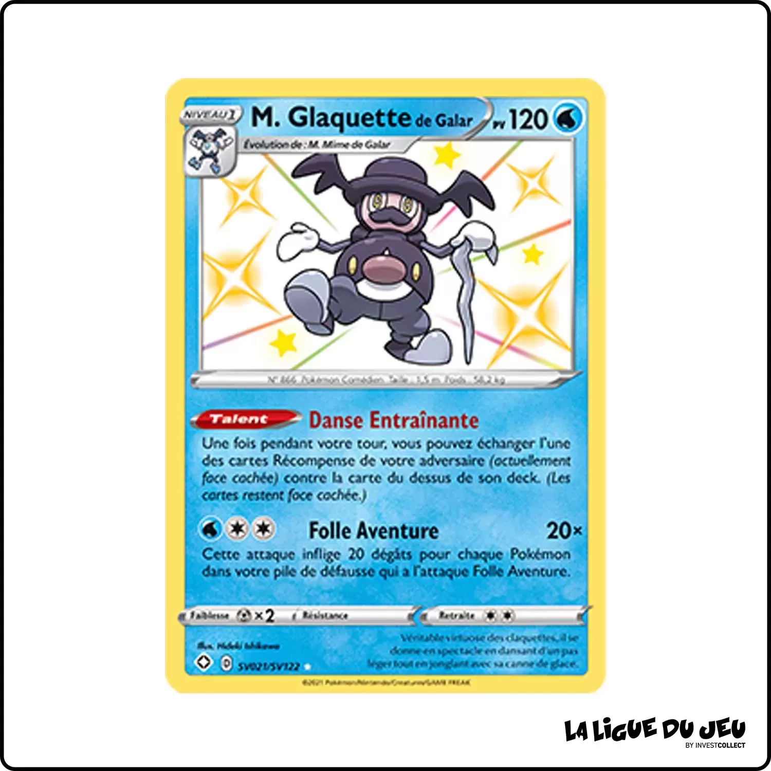 Ultra - Pokemon - Destinées Radieuses - M. Glaquette de Galar SV21/SV122