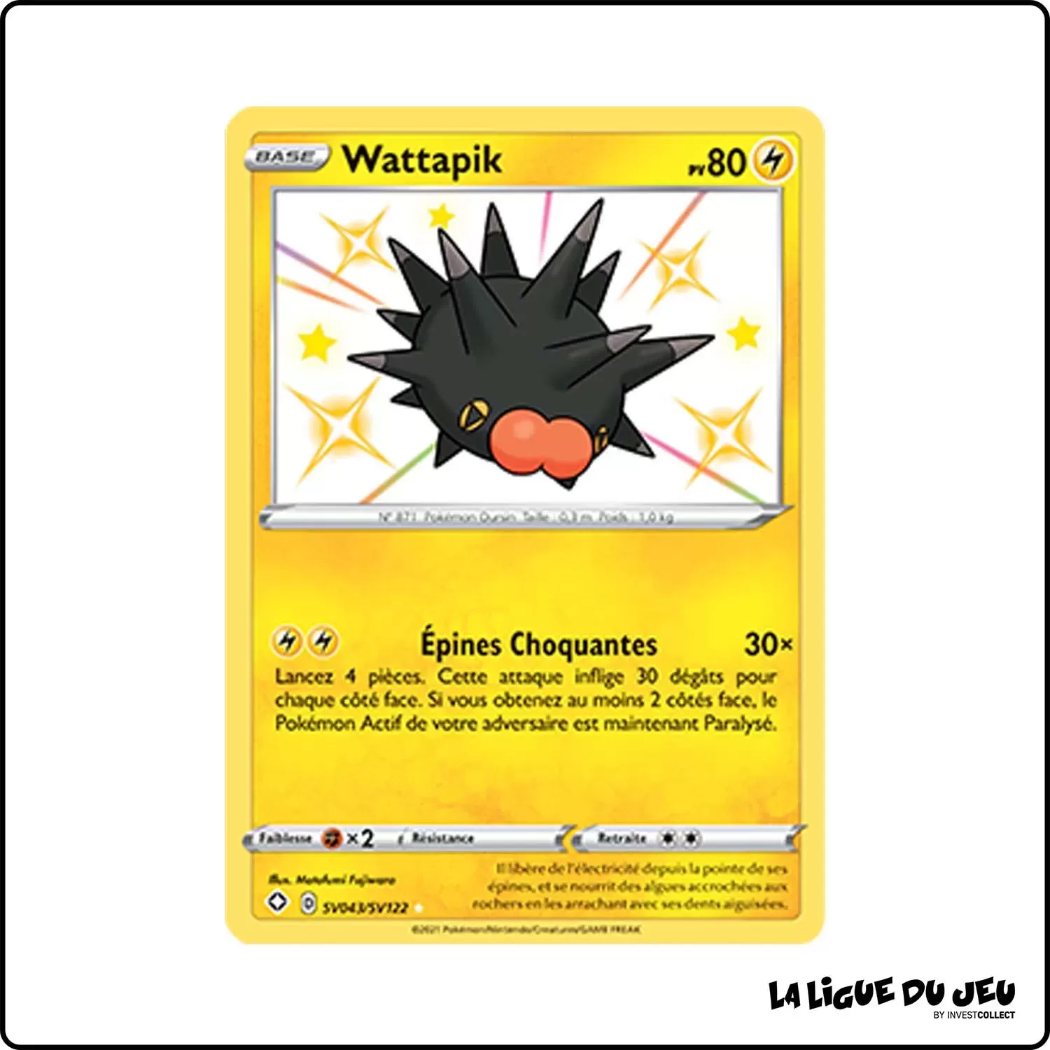 Ultra - Pokemon - Destinées Radieuses - Wattapik SV43/SV122