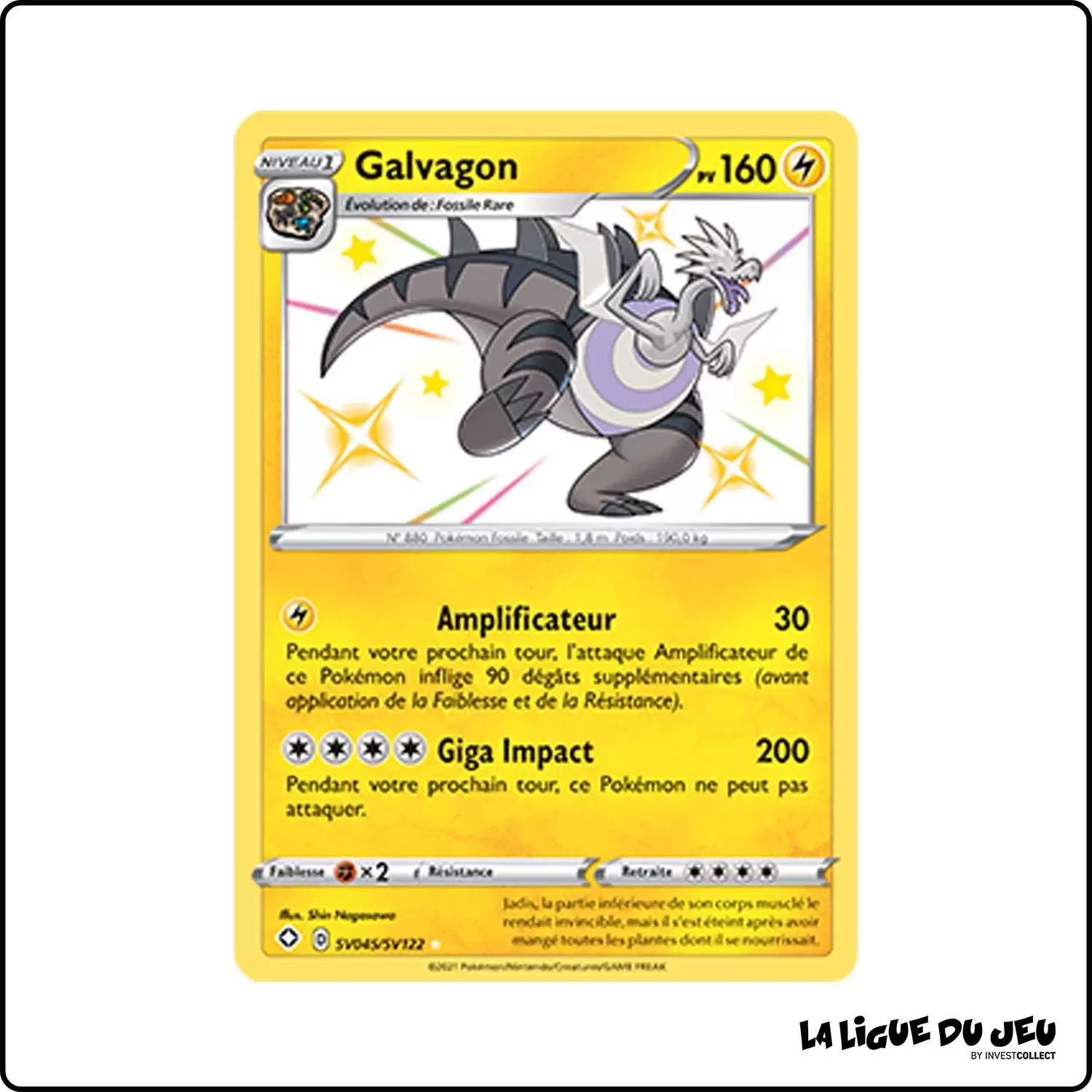 Ultra - Pokemon - Destinées Radieuses - Galvagon SV45/SV122