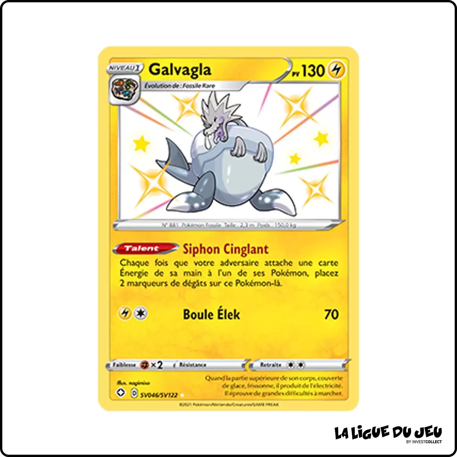 Ultra - Pokemon - Destinées Radieuses - Galvagla SV46/SV122