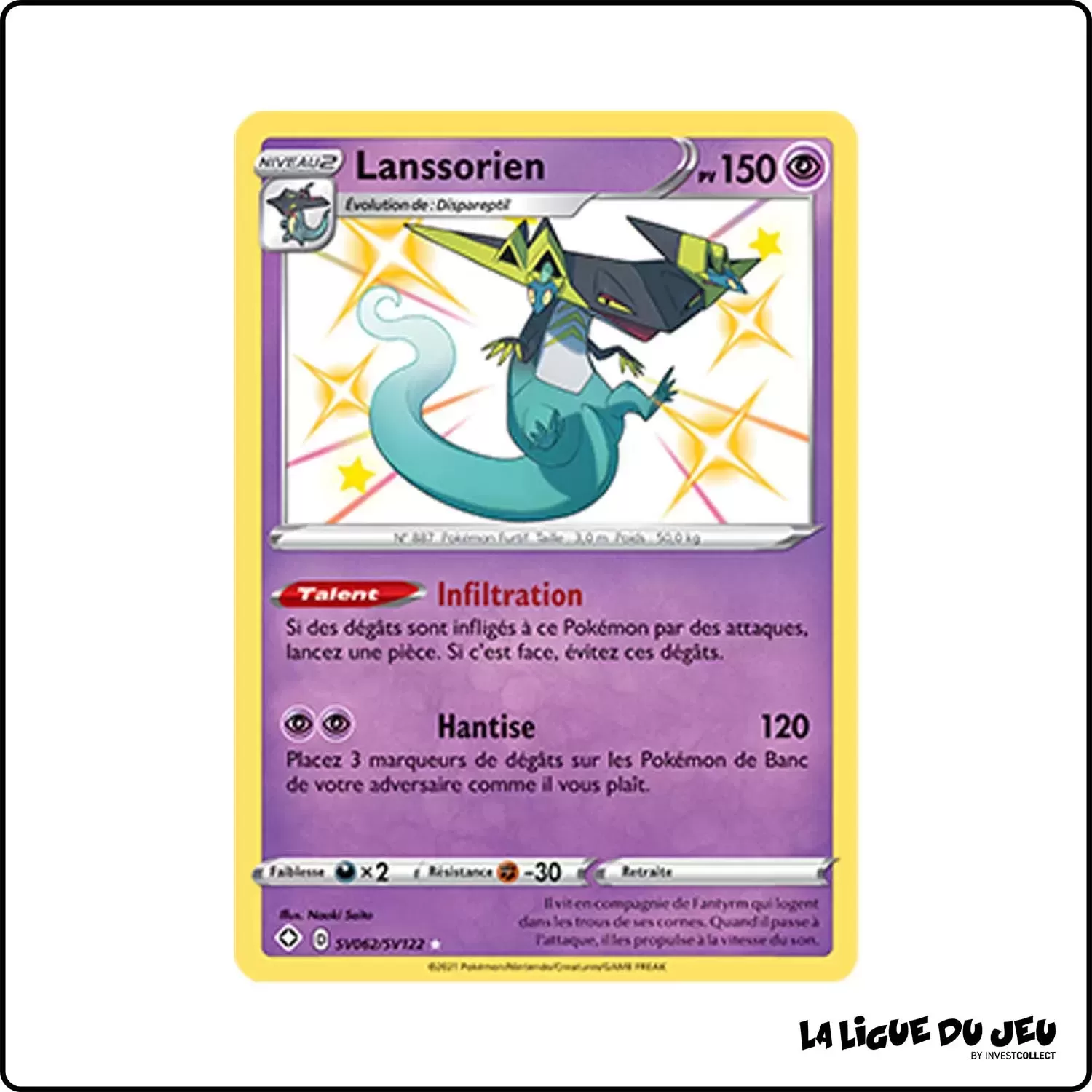 Ultra - Pokemon - Destinées Radieuses - Lanssorien SV62/SV122