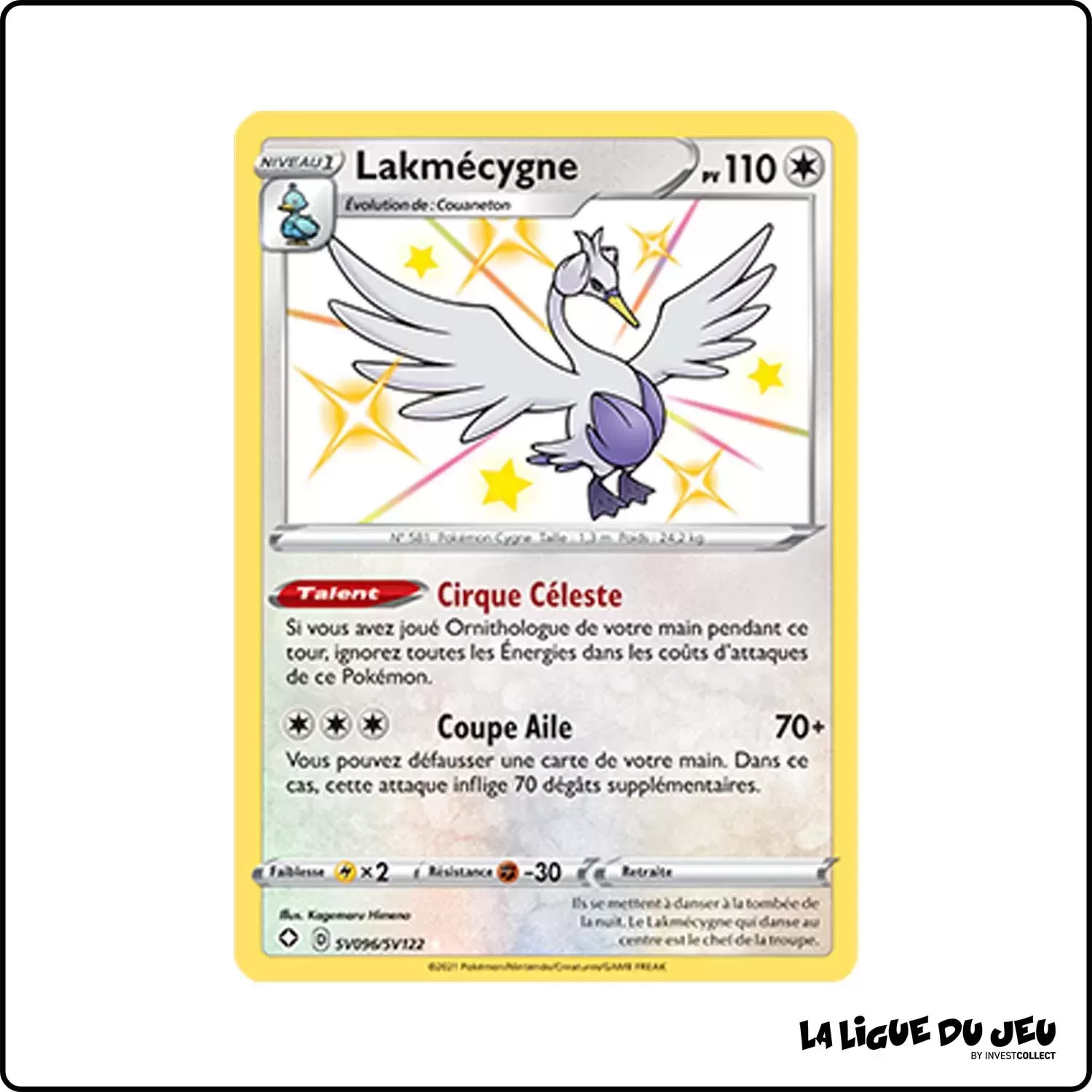 Ultra - Pokemon - Destinées Radieuses - Lakmécygne SV96/SV122