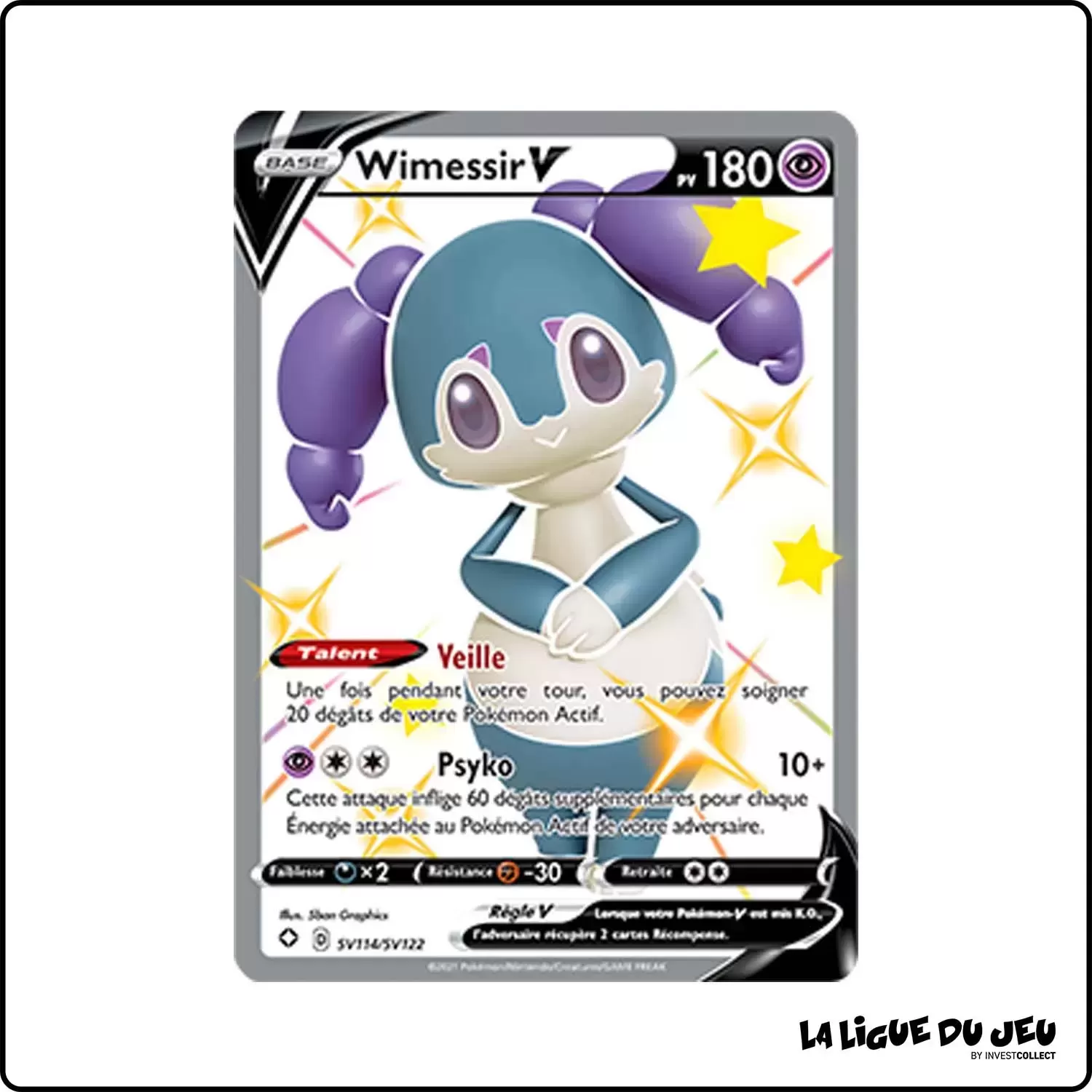 Ultra - Pokemon - Destinées Radieuses - Wimessir-V SV114/SV122