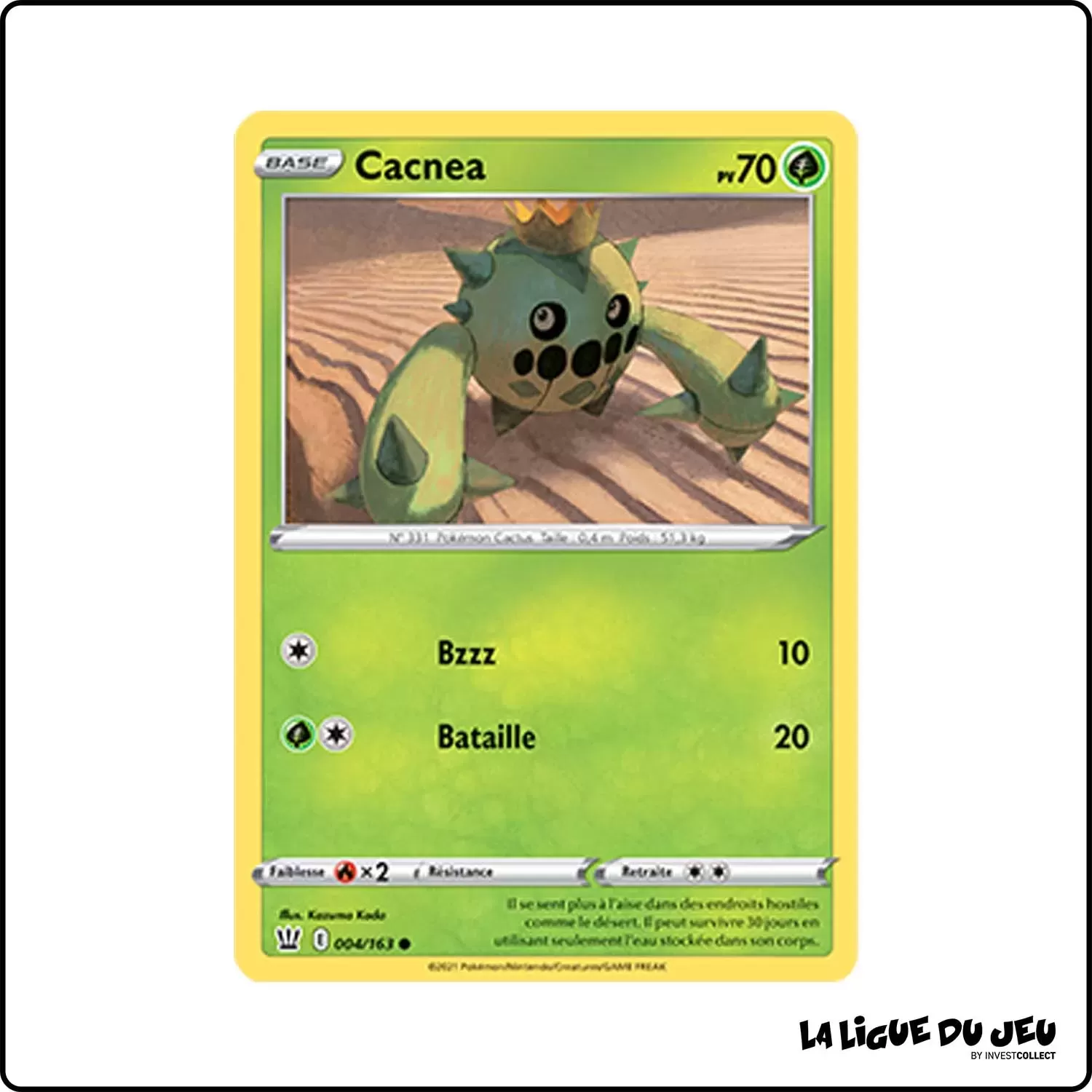 Commune - Pokemon - Styles de Combat - Cacnea 4/163