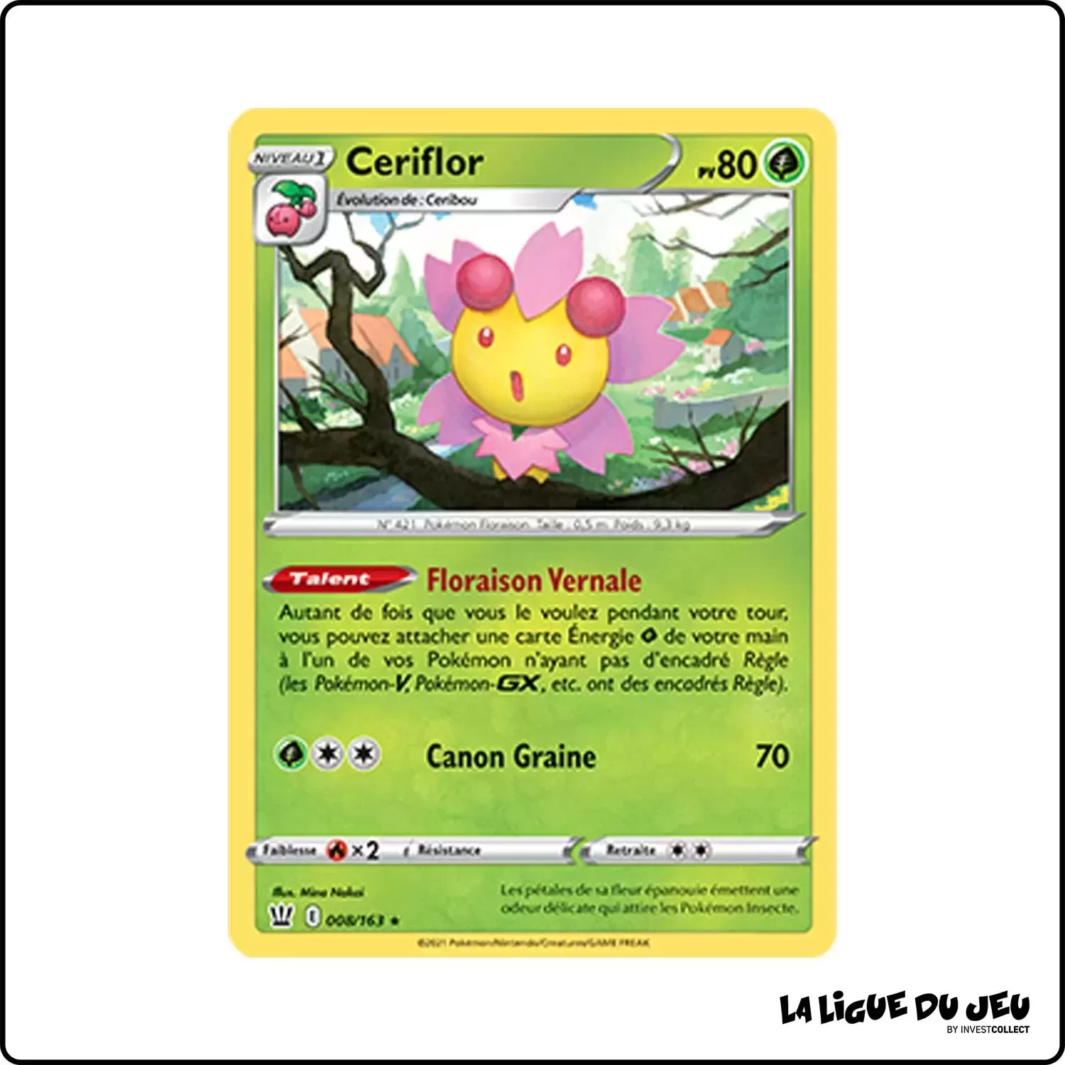 Holo - Pokemon - Styles de Combat - Ceriflor 8/163