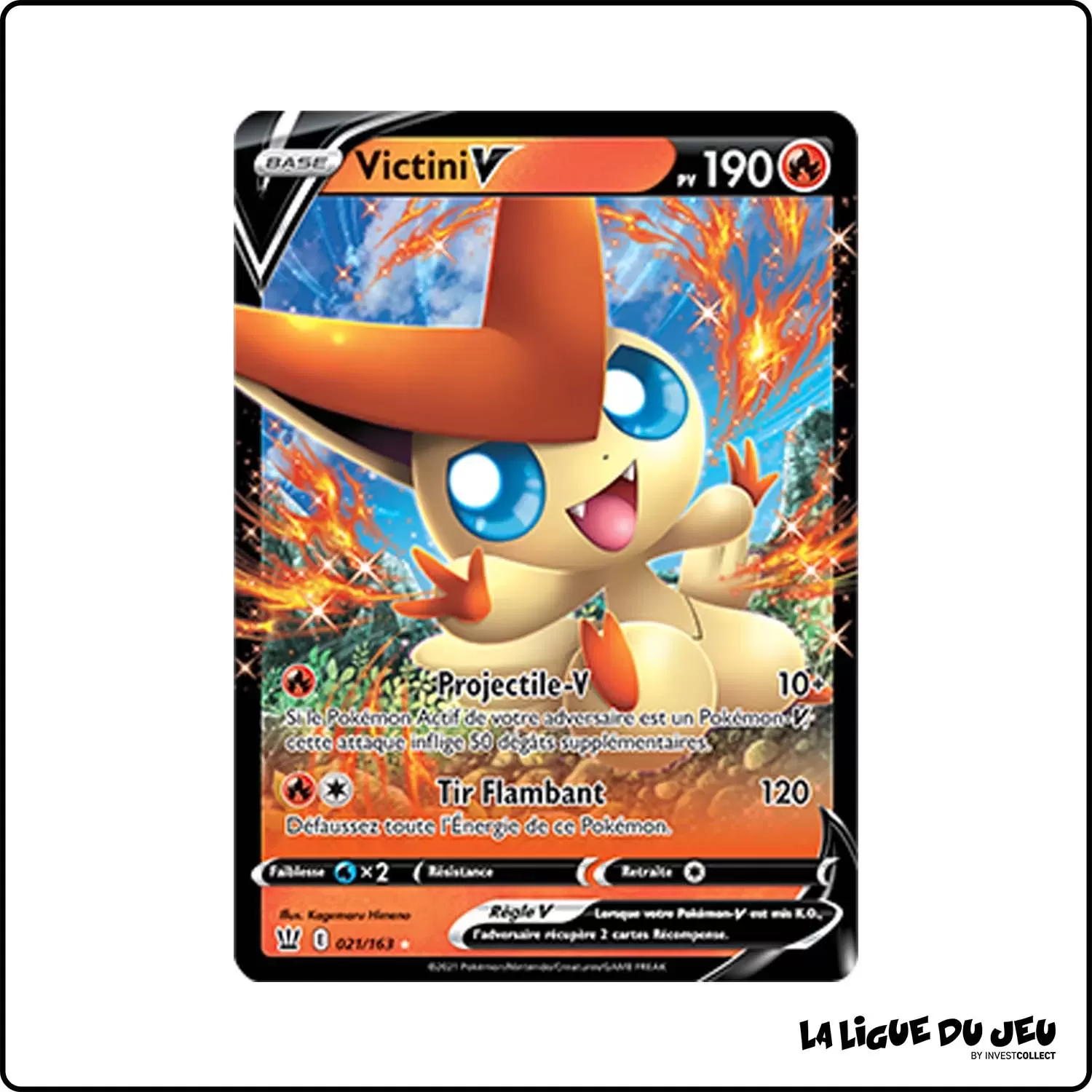 Ultra - Pokemon - Styles de Combat - Victini-V 21/163