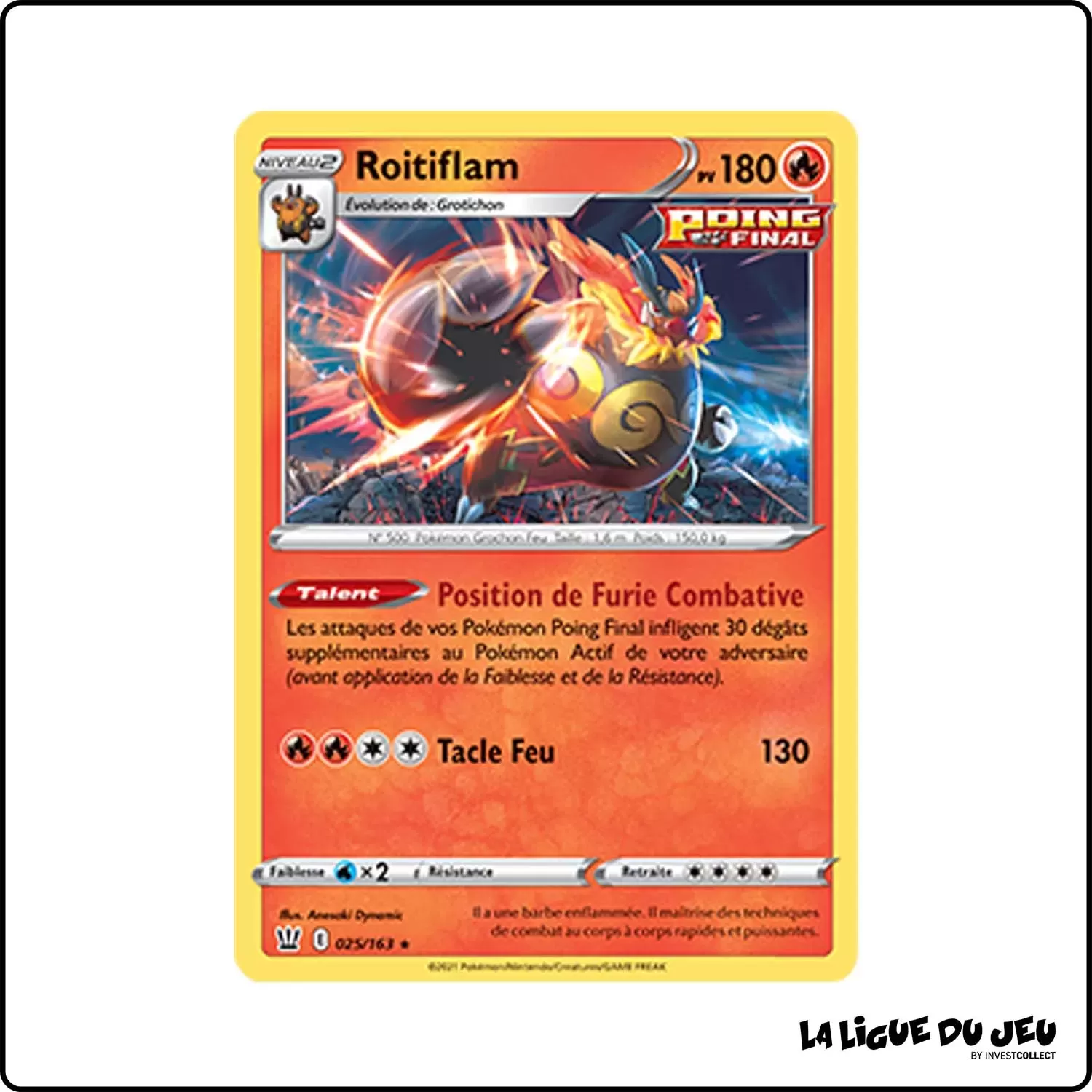 Holo - Pokemon - Styles de Combat - Roitiflam 25/163