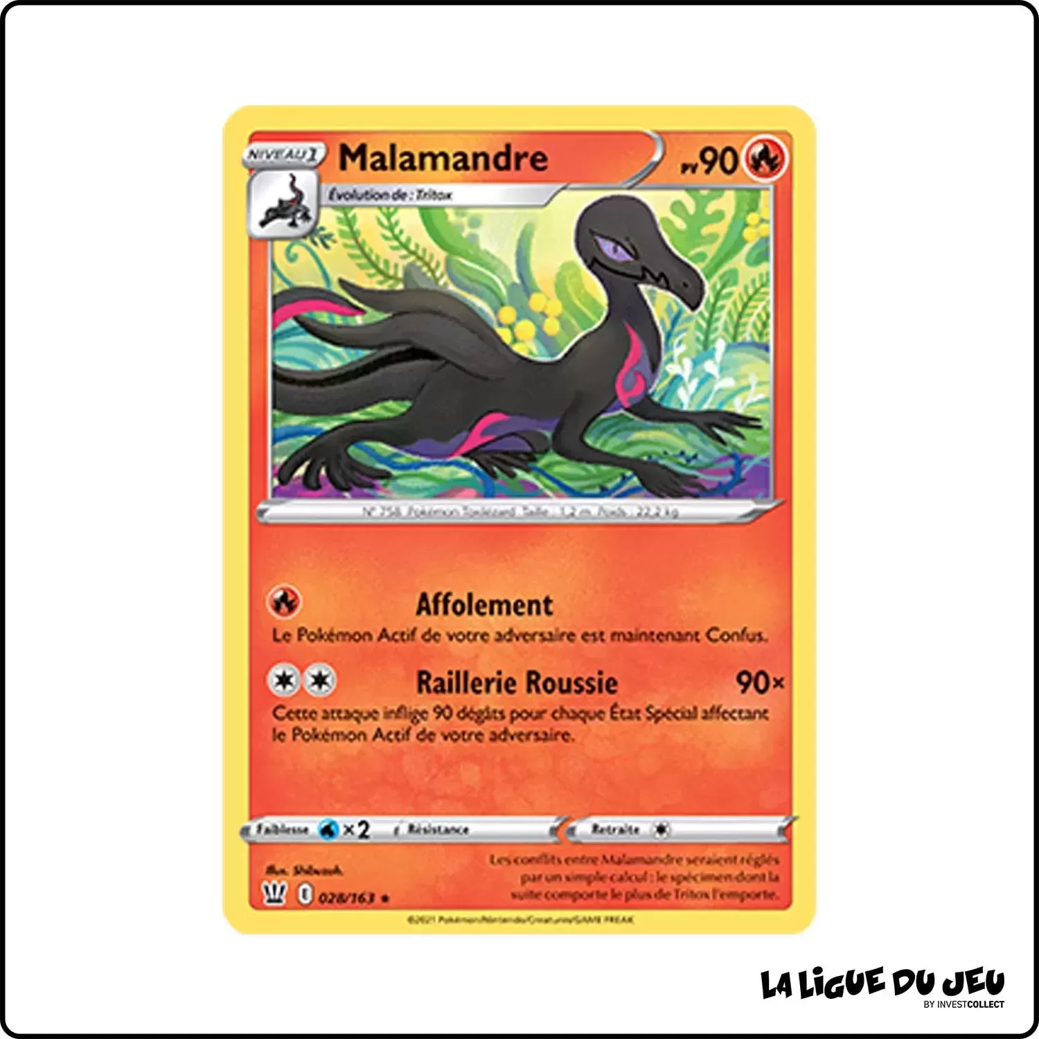 Rare - Pokemon - Styles de Combat - Malamandre 28/163