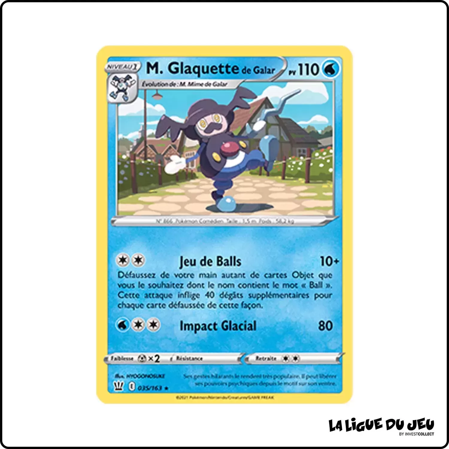 Rare - Pokemon - Styles de Combat - M. Glaquette de Galar 35/163