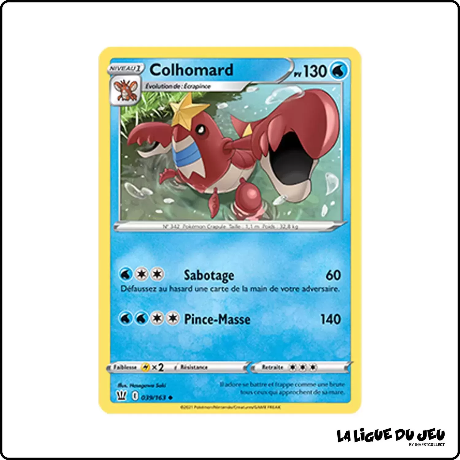 Peu commune - Pokemon - Styles de Combat - Colhomard 39/163