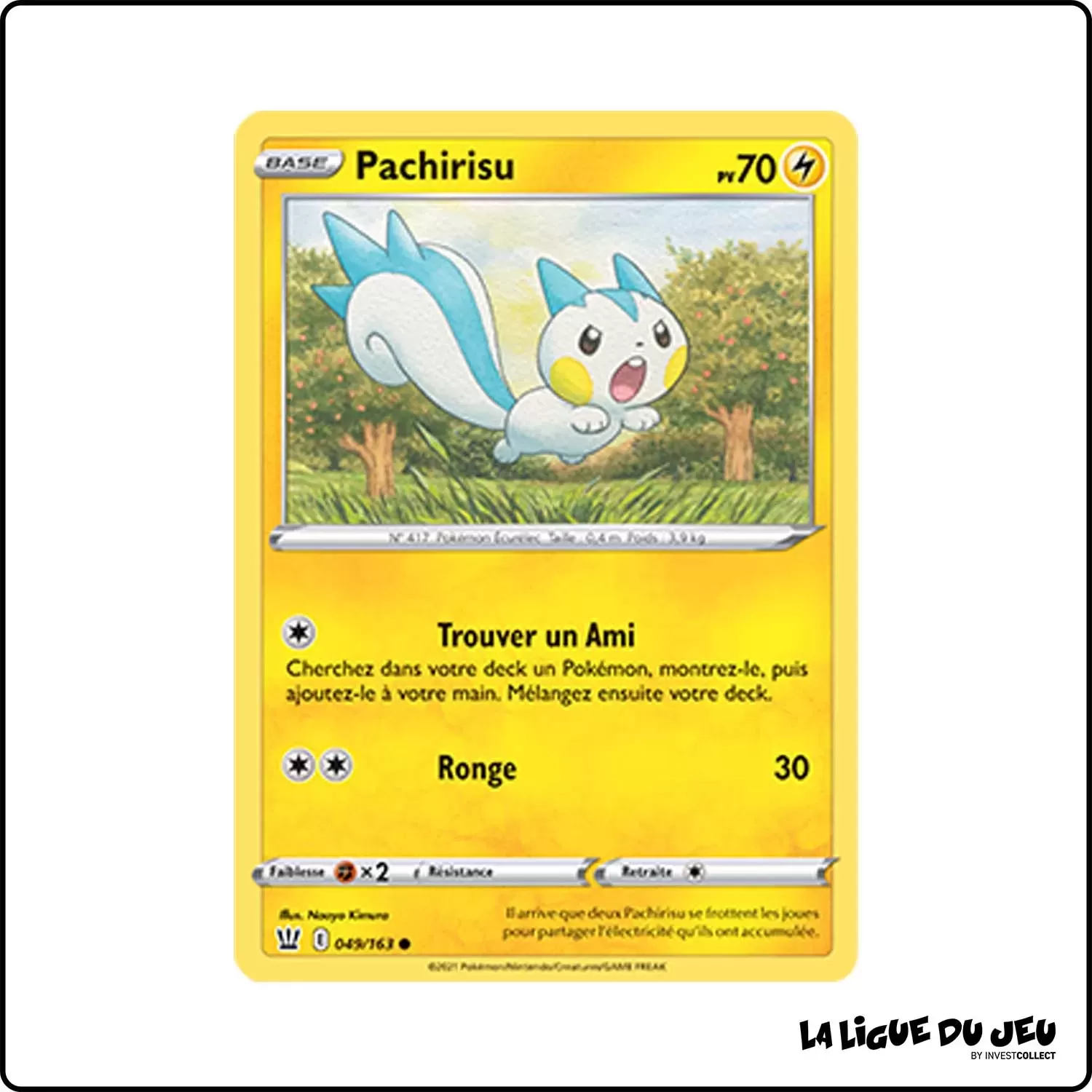 Commune - Pokemon - Styles de Combat - Pachirisu 49/163