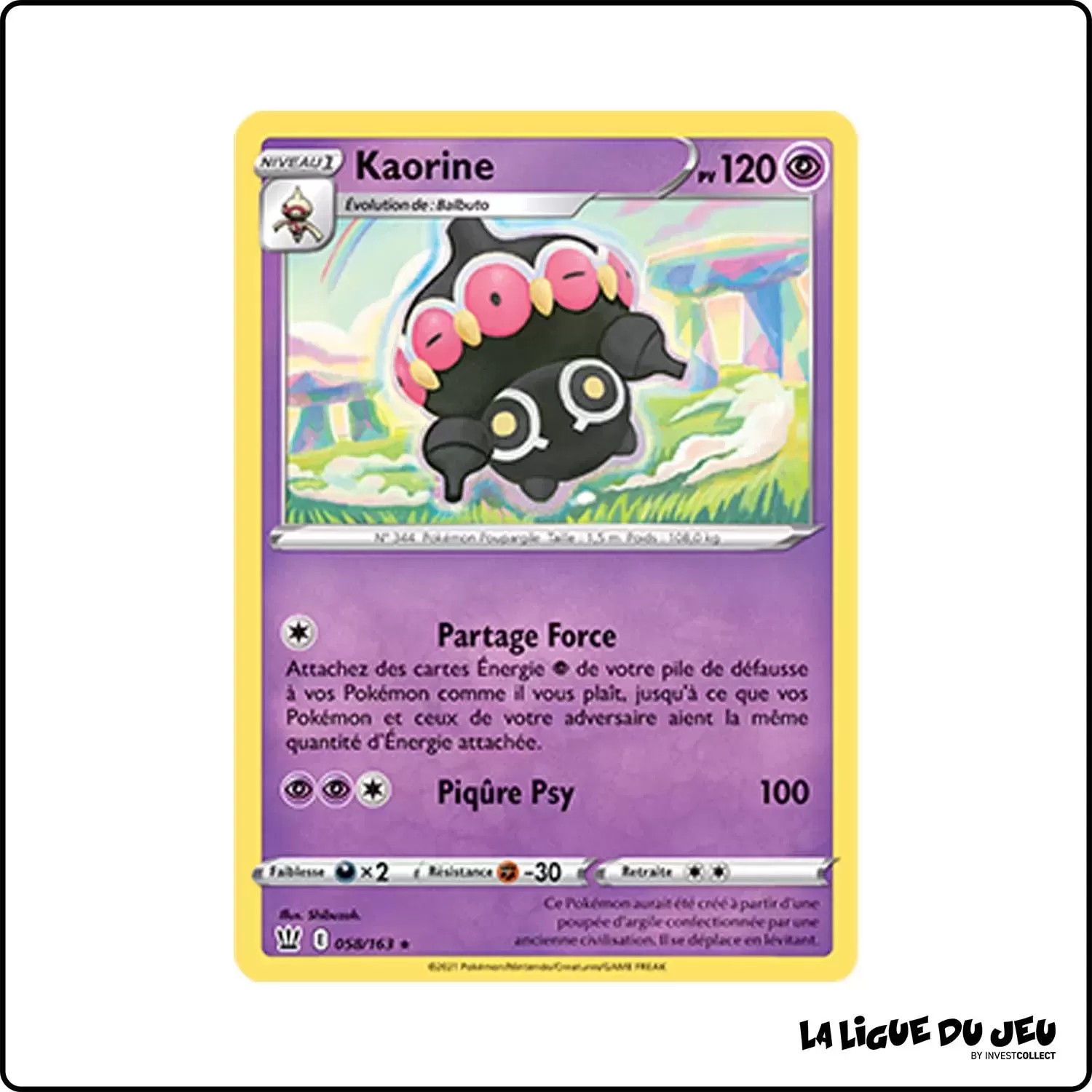 Rare - Pokemon - Styles de Combat - Kaorine 58/163