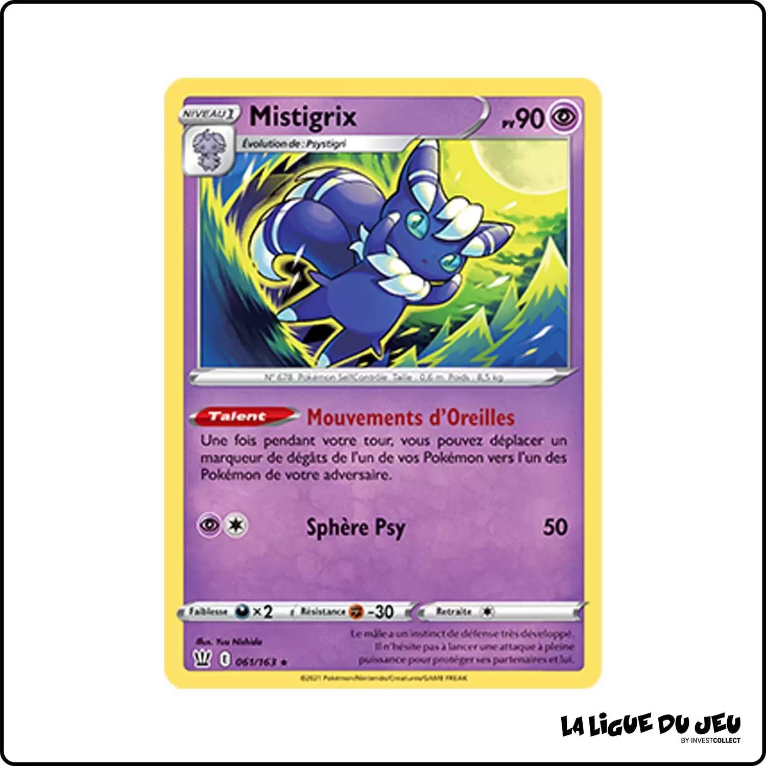 Holo - Pokemon - Styles de Combat - Mistigrix 61/163