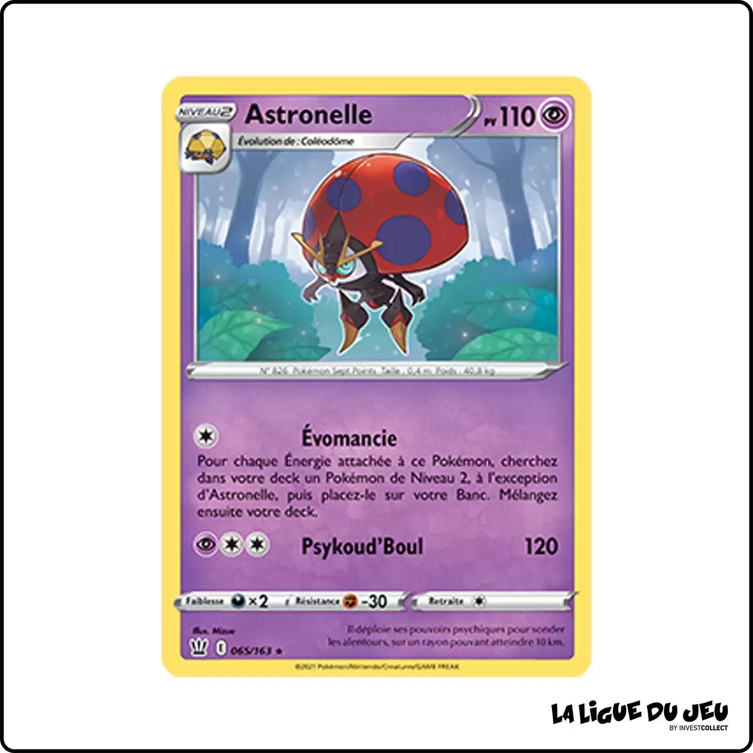 Holo - Pokemon - Styles de Combat - Astronelle 65/163