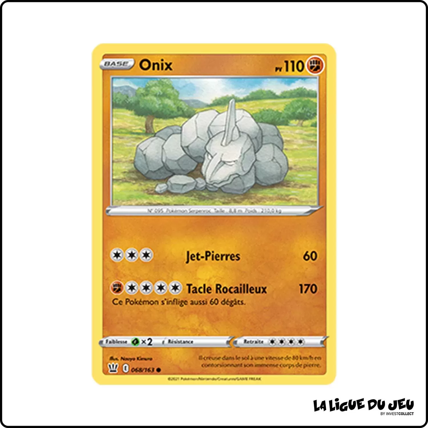 Commune - Pokemon - Styles de Combat - Onix 68/163