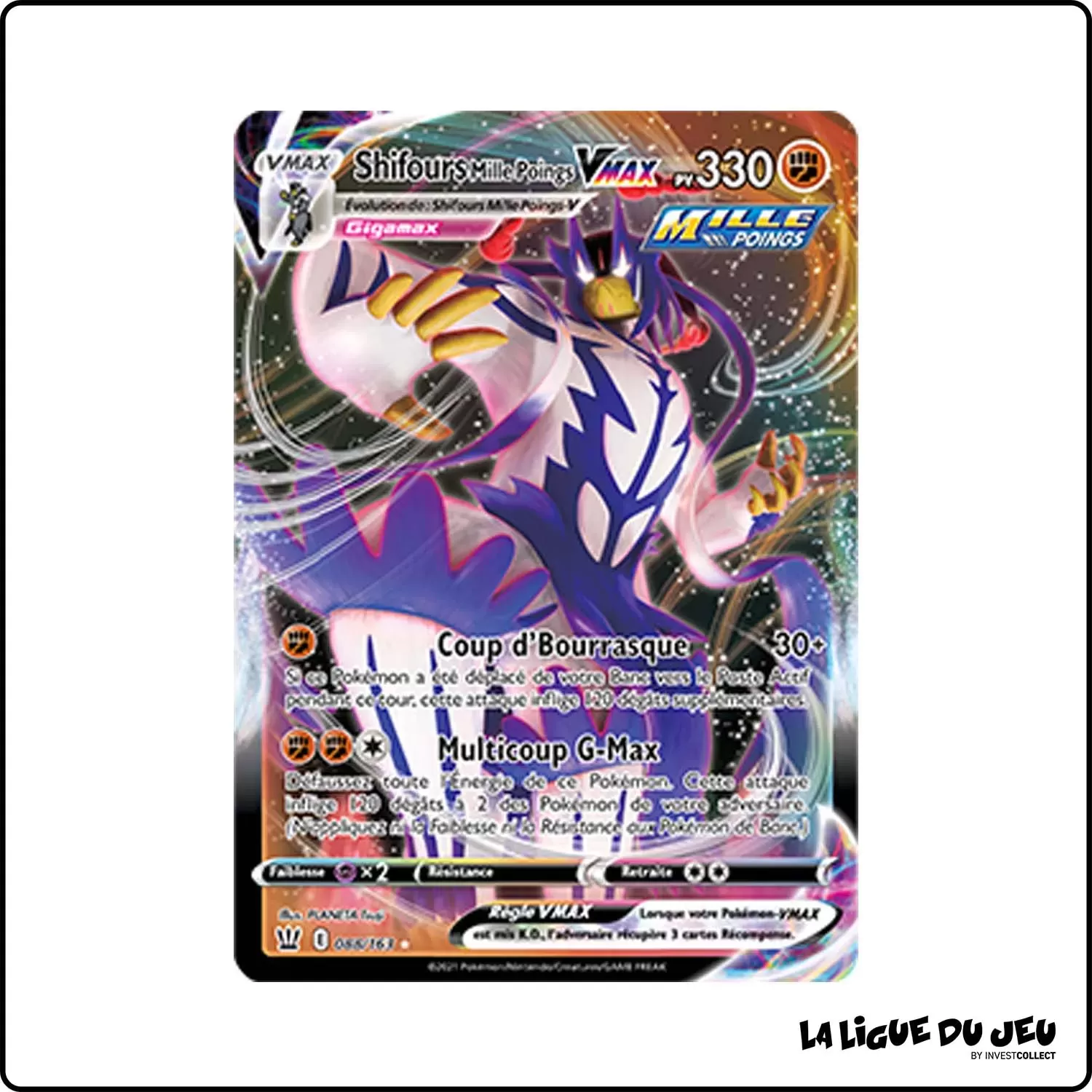 Ultra - Pokemon - Styles de Combat - Shifours Mille Poings-VMAX 88/163