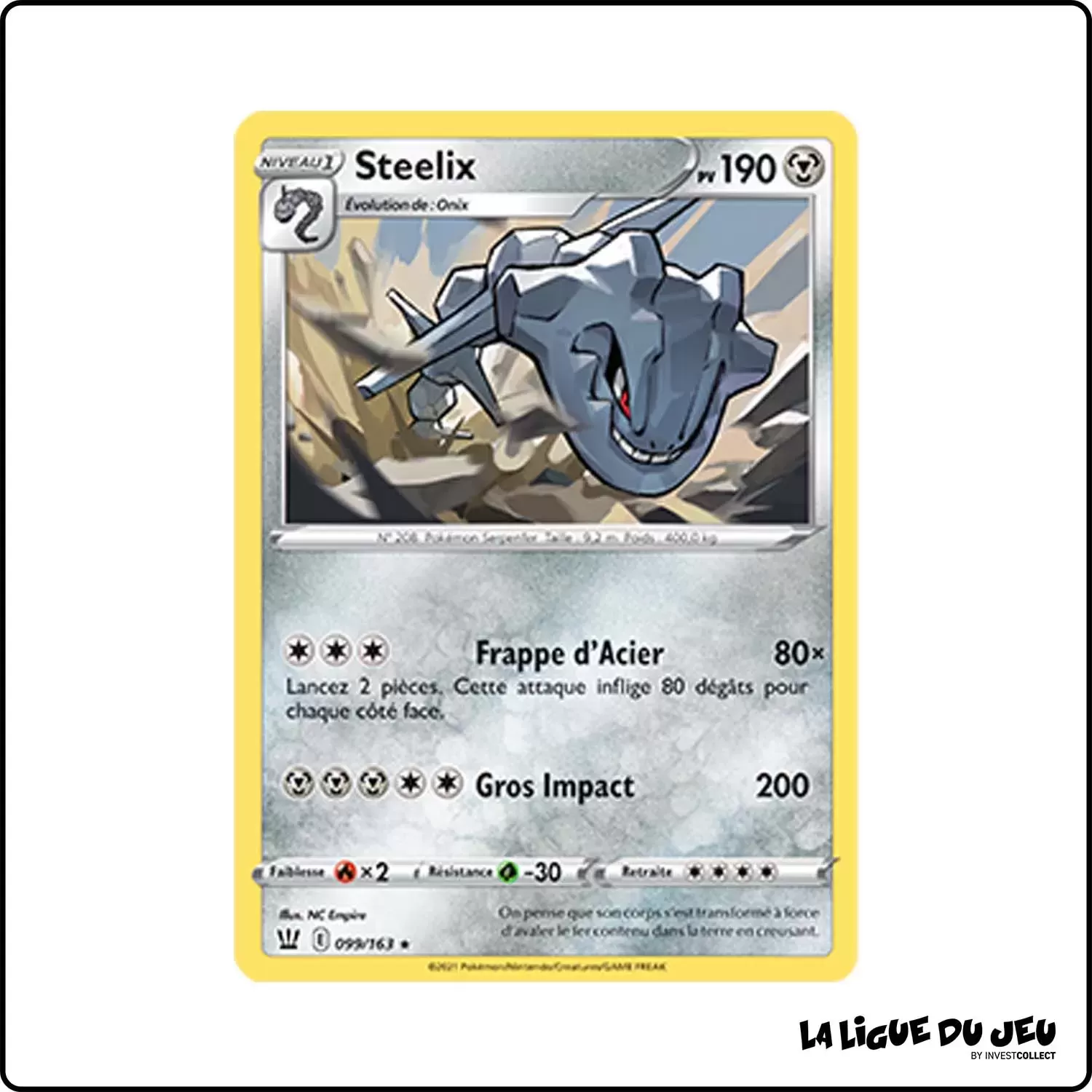 Holo - Pokemon - Styles de Combat - Steelix 99/163