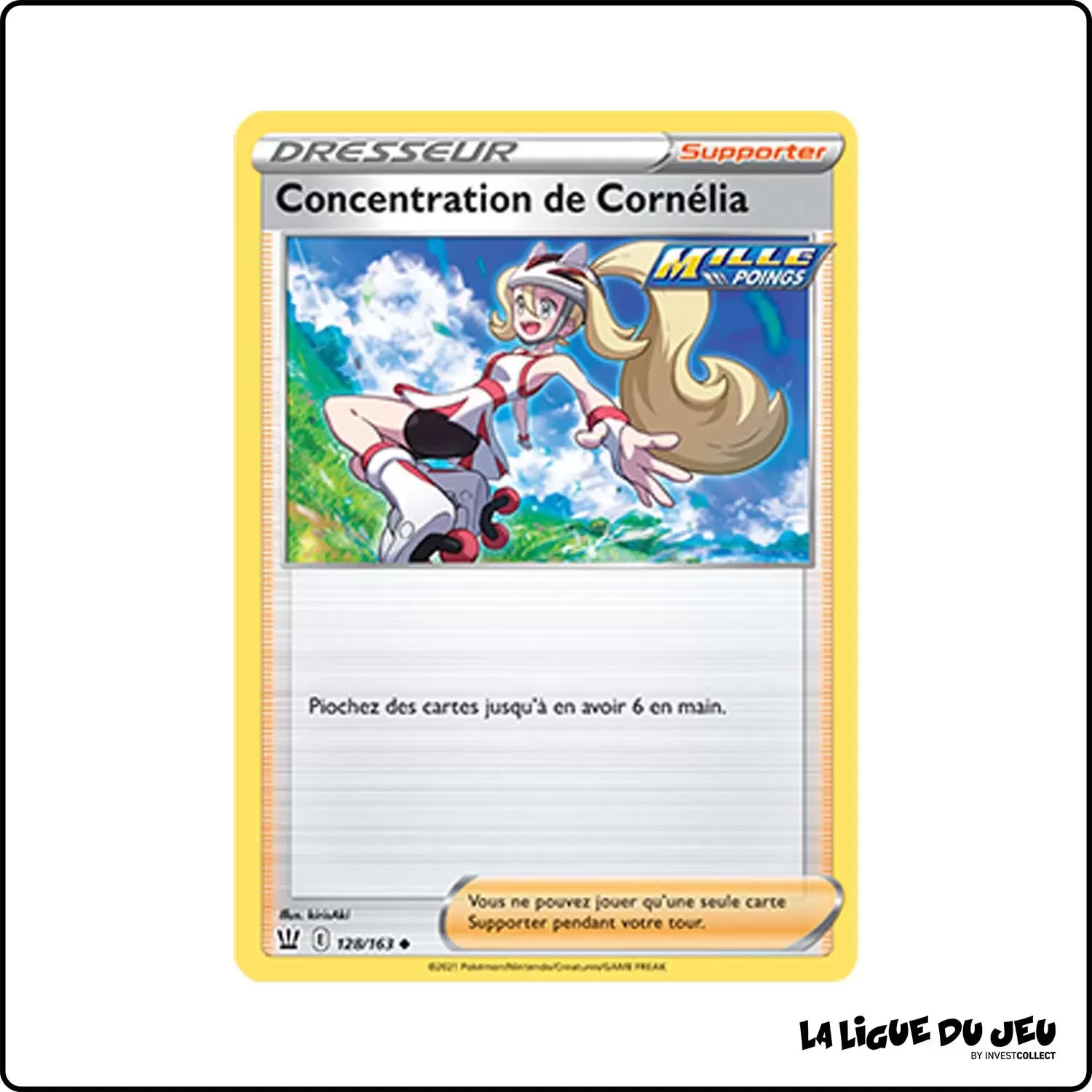 Peu commune - Pokemon - Styles de Combat - Concentration de Cornélia 128/163