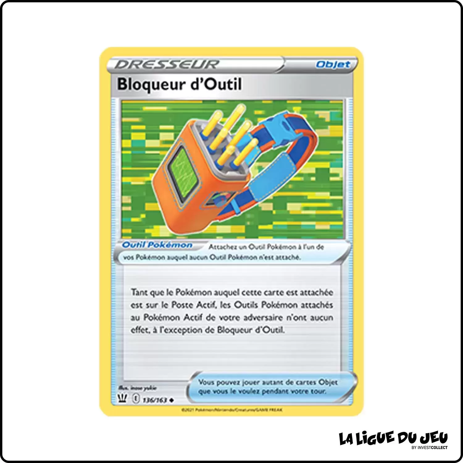 Peu commune - Pokemon - Styles de Combat - Bloqueur d'Outil 136/163