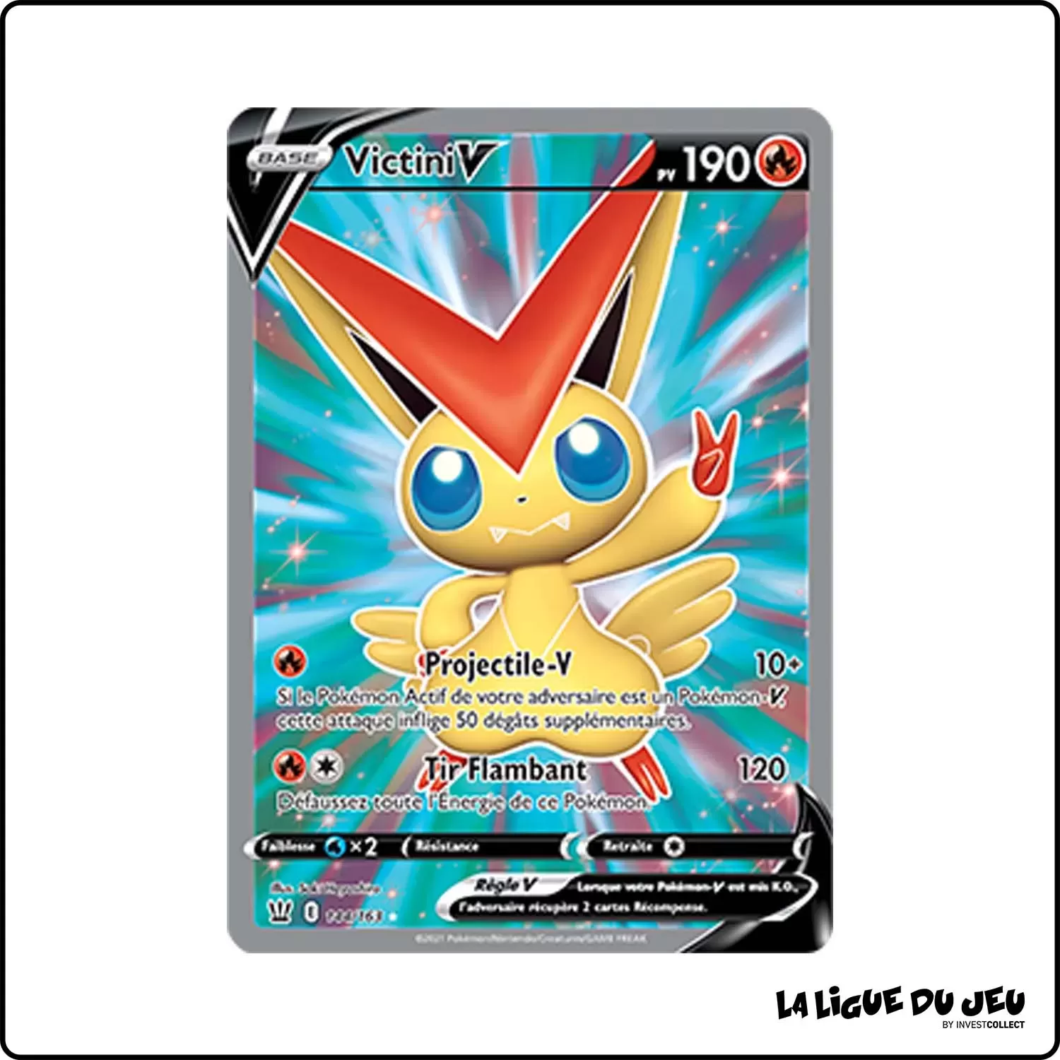 Ultra - Pokemon - Styles de Combat - Victini-V 144/163