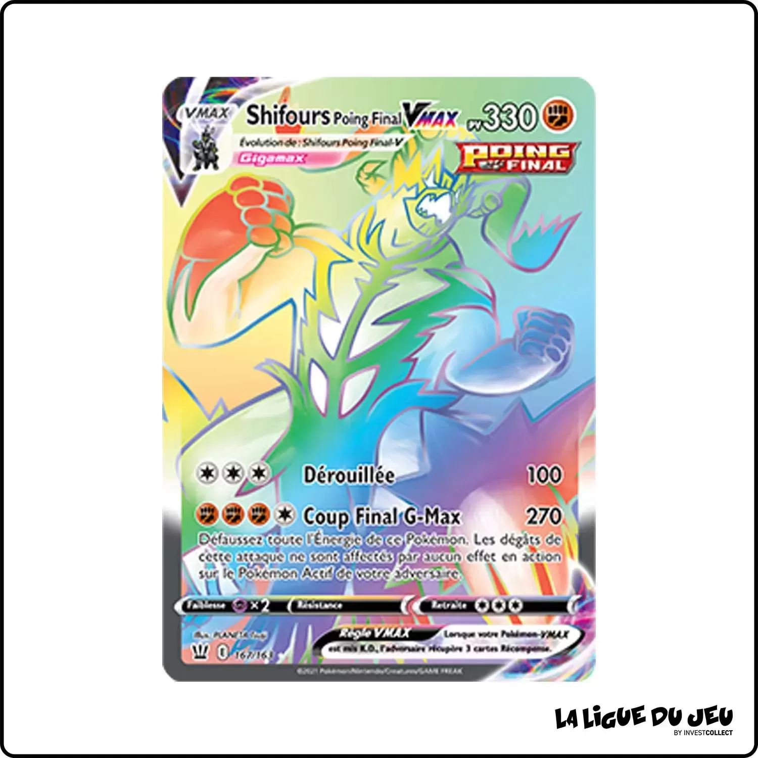 Secrete - Pokemon - Styles de Combat - Shifours Poing Final-VMAX 167/163