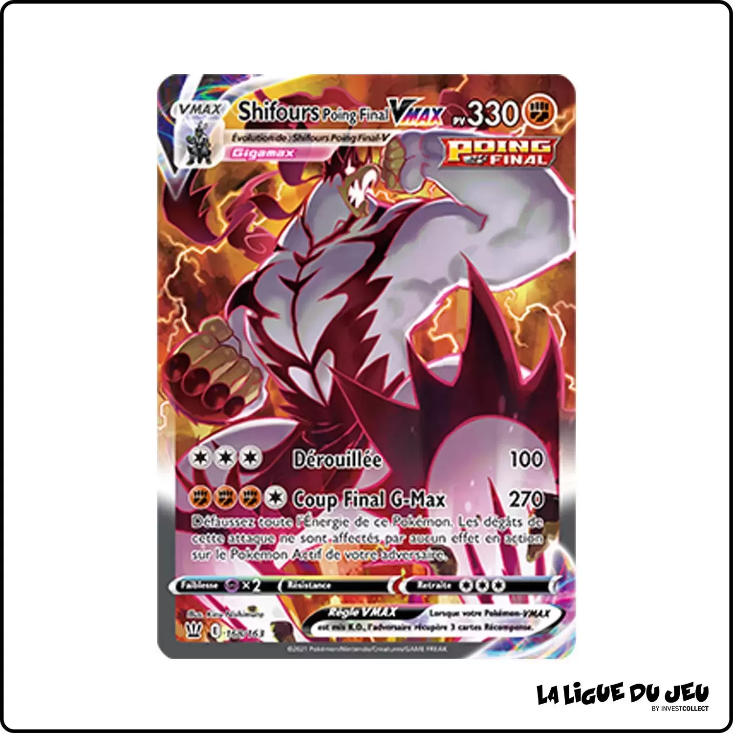 Secrete - Pokemon - Styles de Combat - Shifours Poing Final-VMAX 168/163