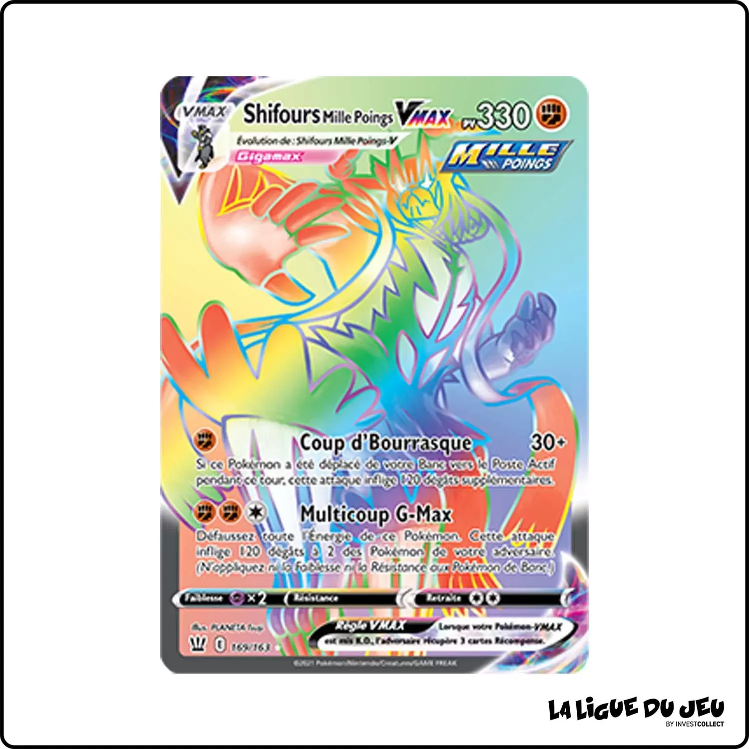 Secrete - Pokemon - Styles de Combat - Shifours Mille Poings-VMAX 169/163