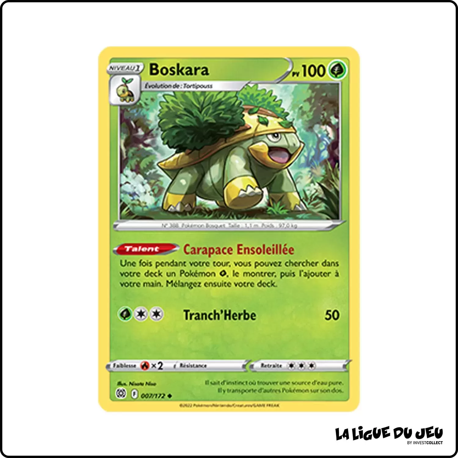 Peu commune - Pokemon - Stars Étincelantes - Boskara 7/172