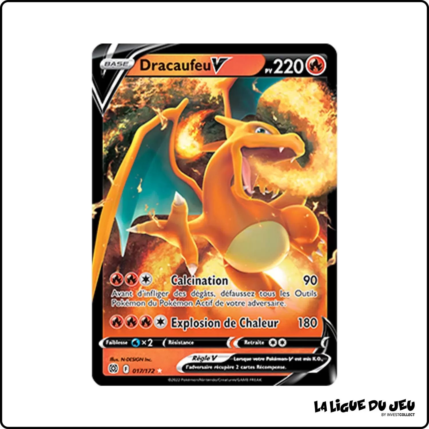 Ultra - Pokemon - Stars Étincelantes - Dracaufeu-V 17/172