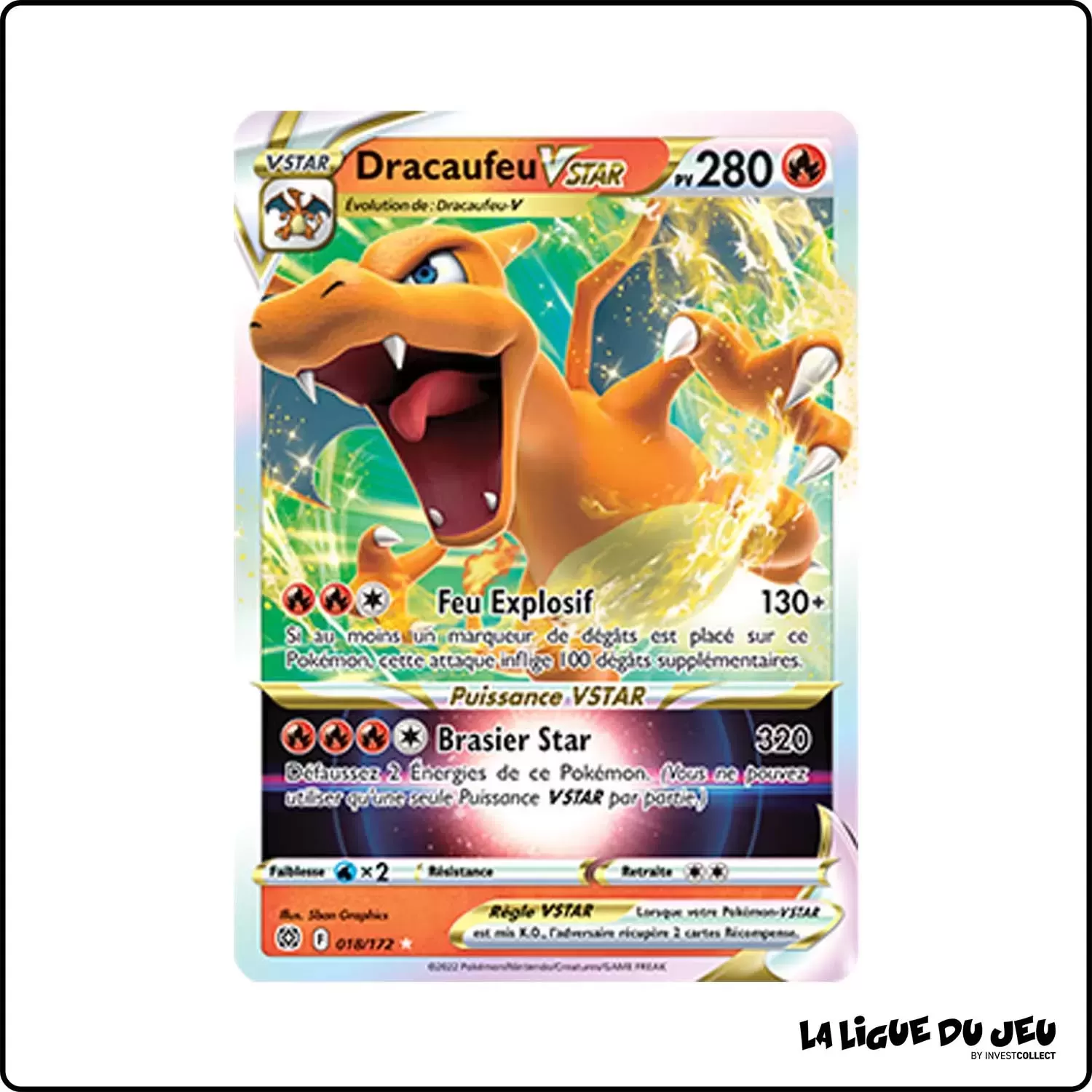 Ultra - Pokemon - Stars Étincelantes - Dracaufeu-VSTAR 18/172