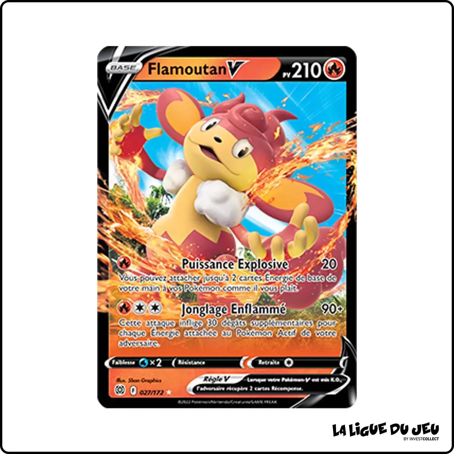 Ultra - Pokemon - Stars Étincelantes - Flamoutan-V 27/172