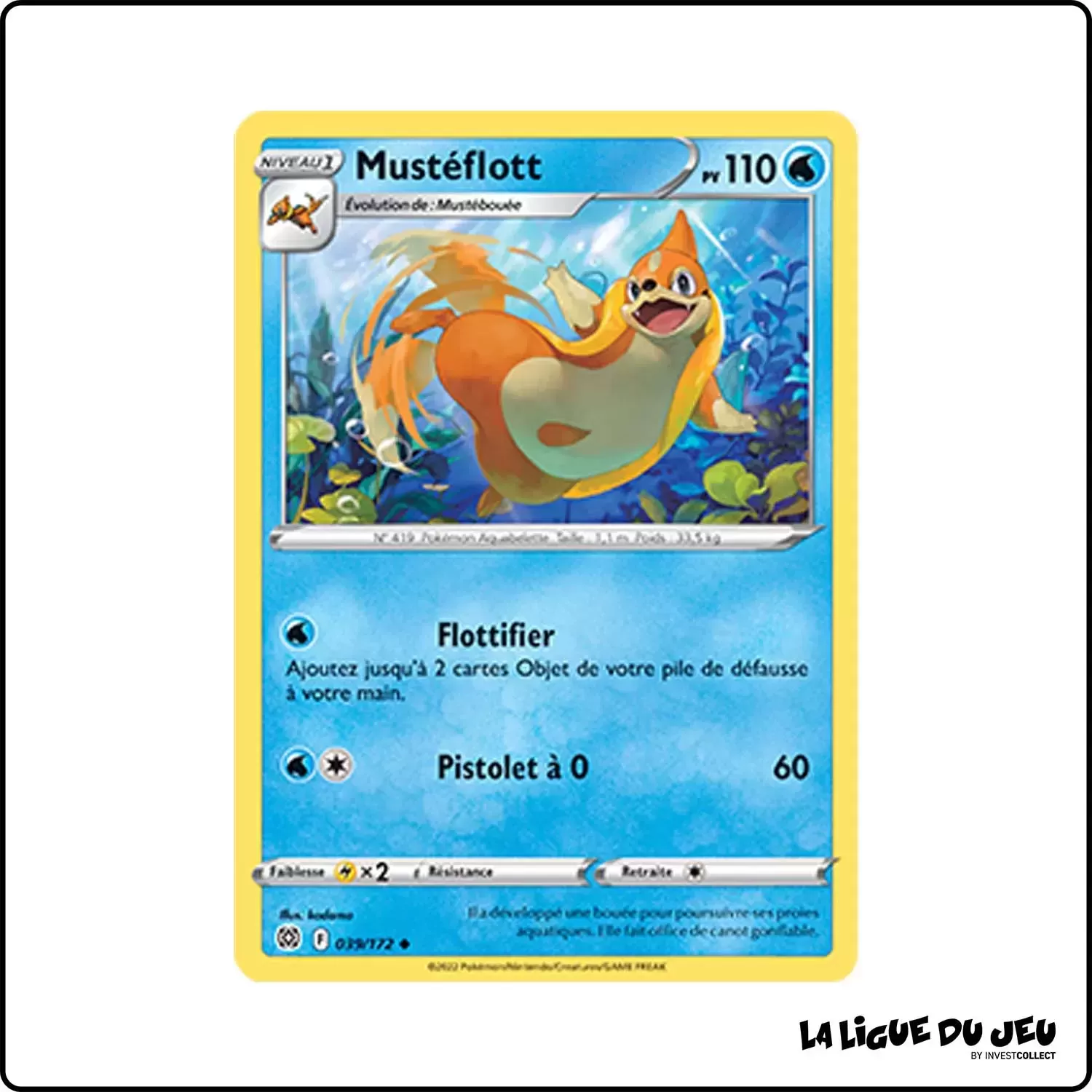 Peu commune - Pokemon - Stars Étincelantes - Mustéflott 39/172