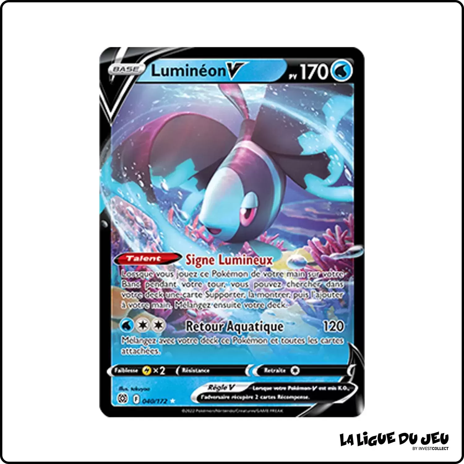 Ultra - Pokemon - Stars Étincelantes - Luminéon-V 40/172