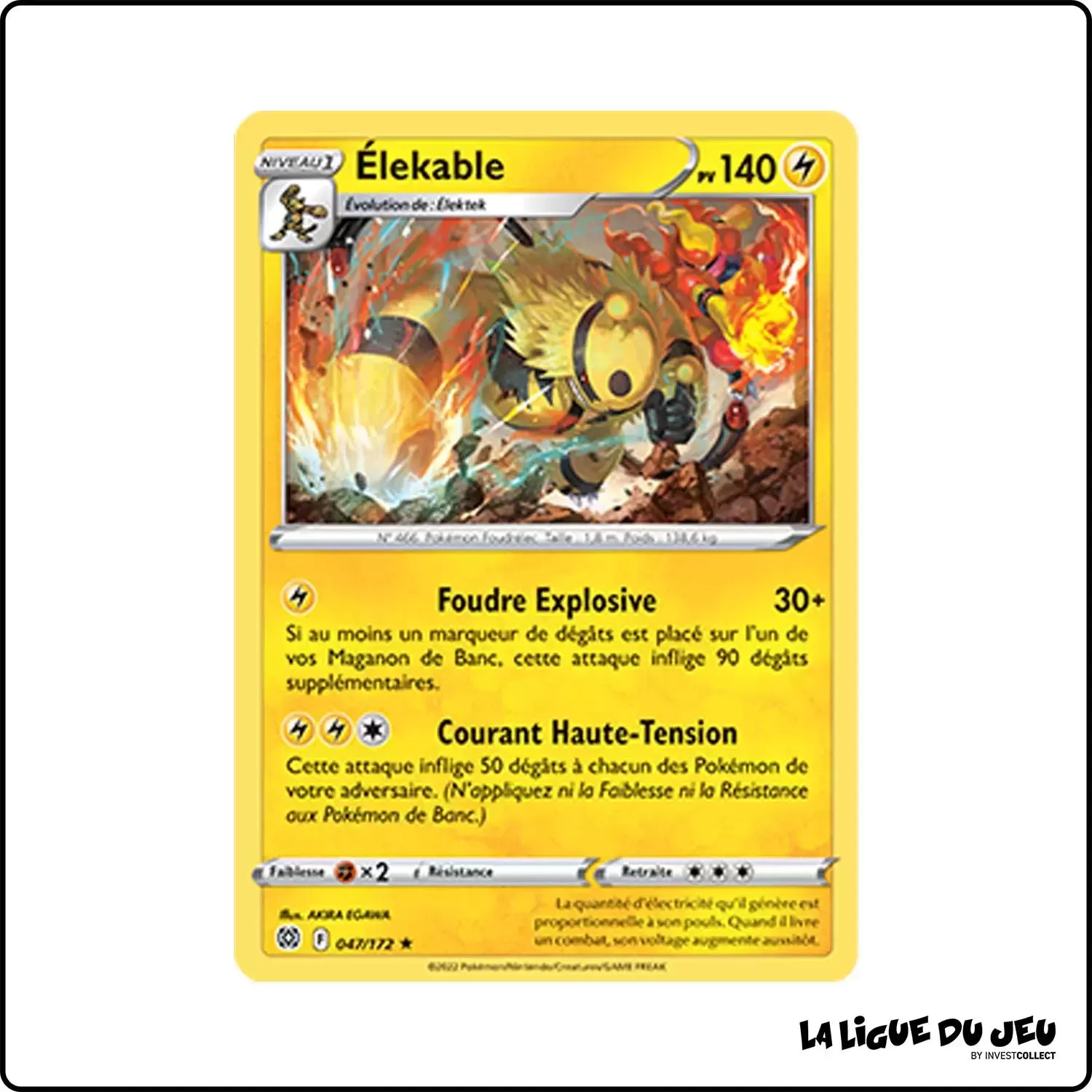 Rare - Pokemon - Stars Étincelantes - Élekable 47/172