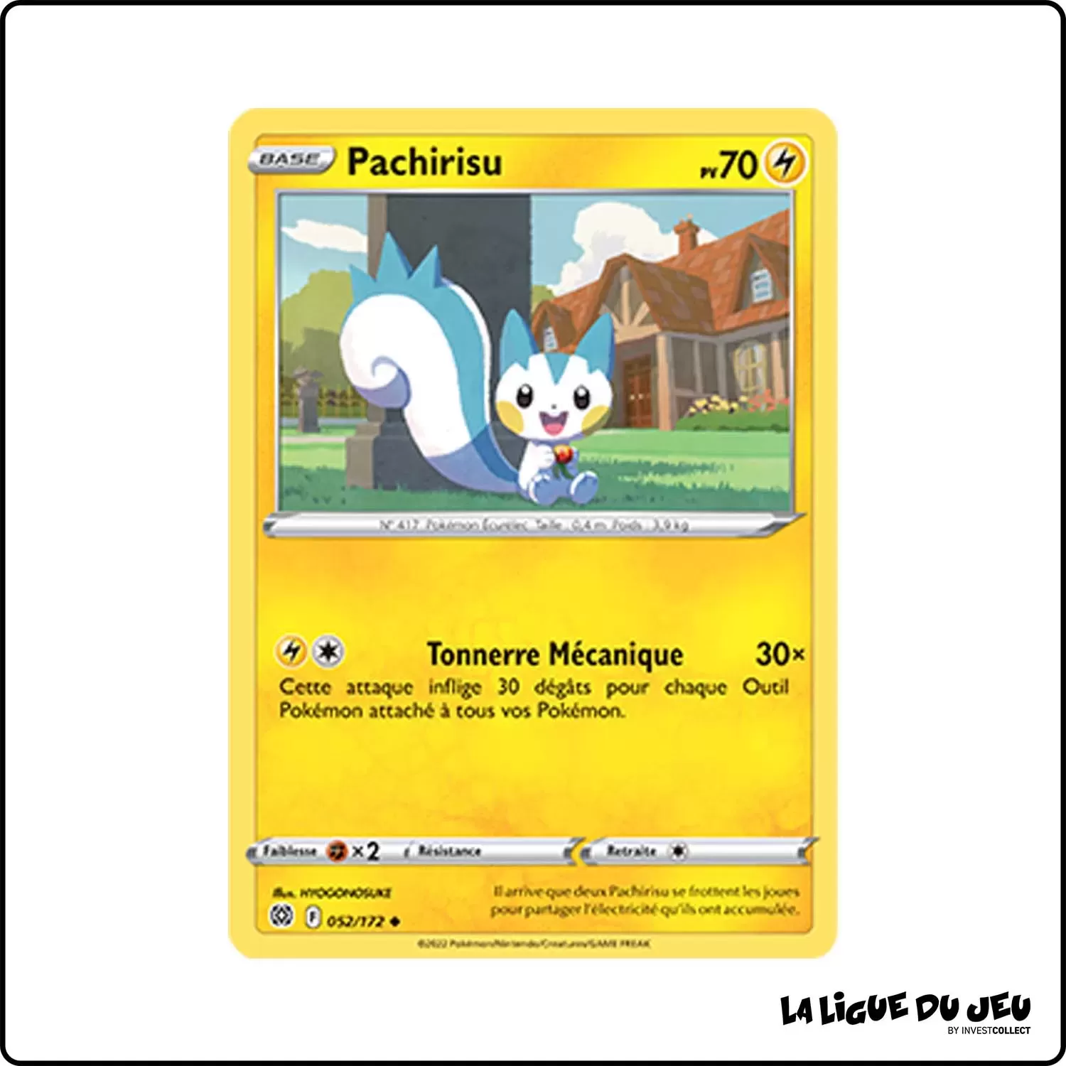 Peu commune - Pokemon - Stars Étincelantes - Pachirisu 52/172