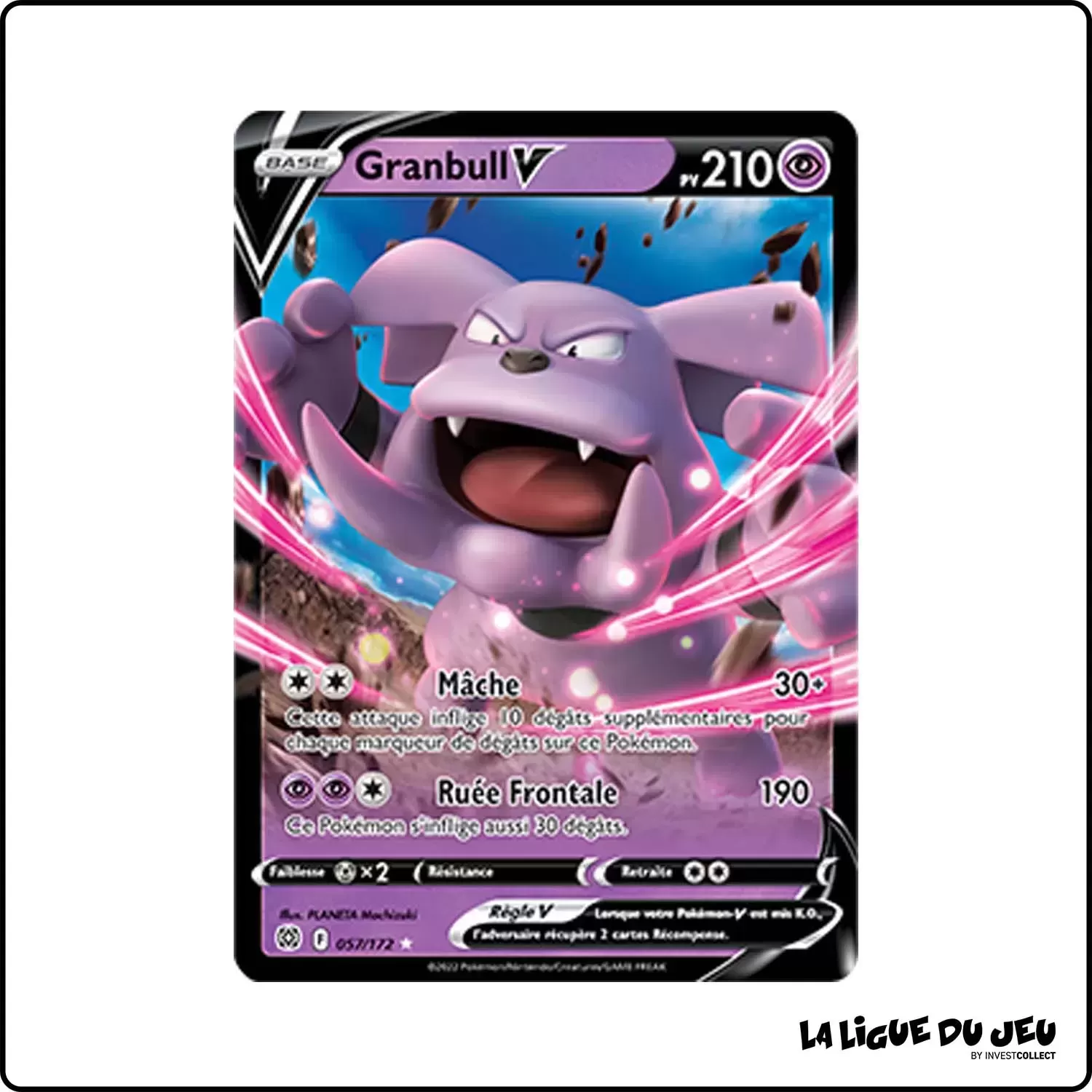 Ultra - Pokemon - Stars Étincelantes - Granbull-V 57/172