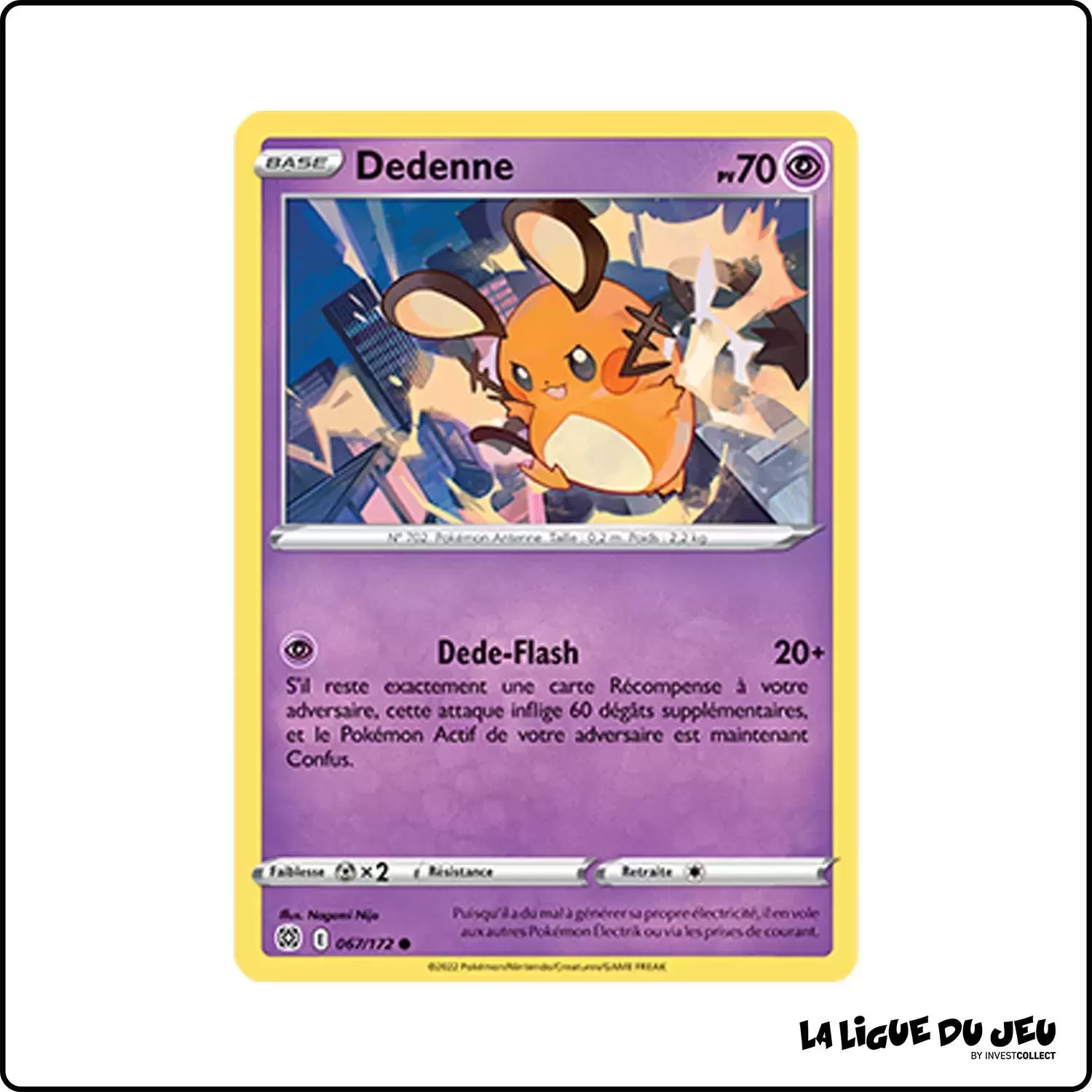 Commune - Pokemon - Stars Étincelantes - Dedenne 67/172