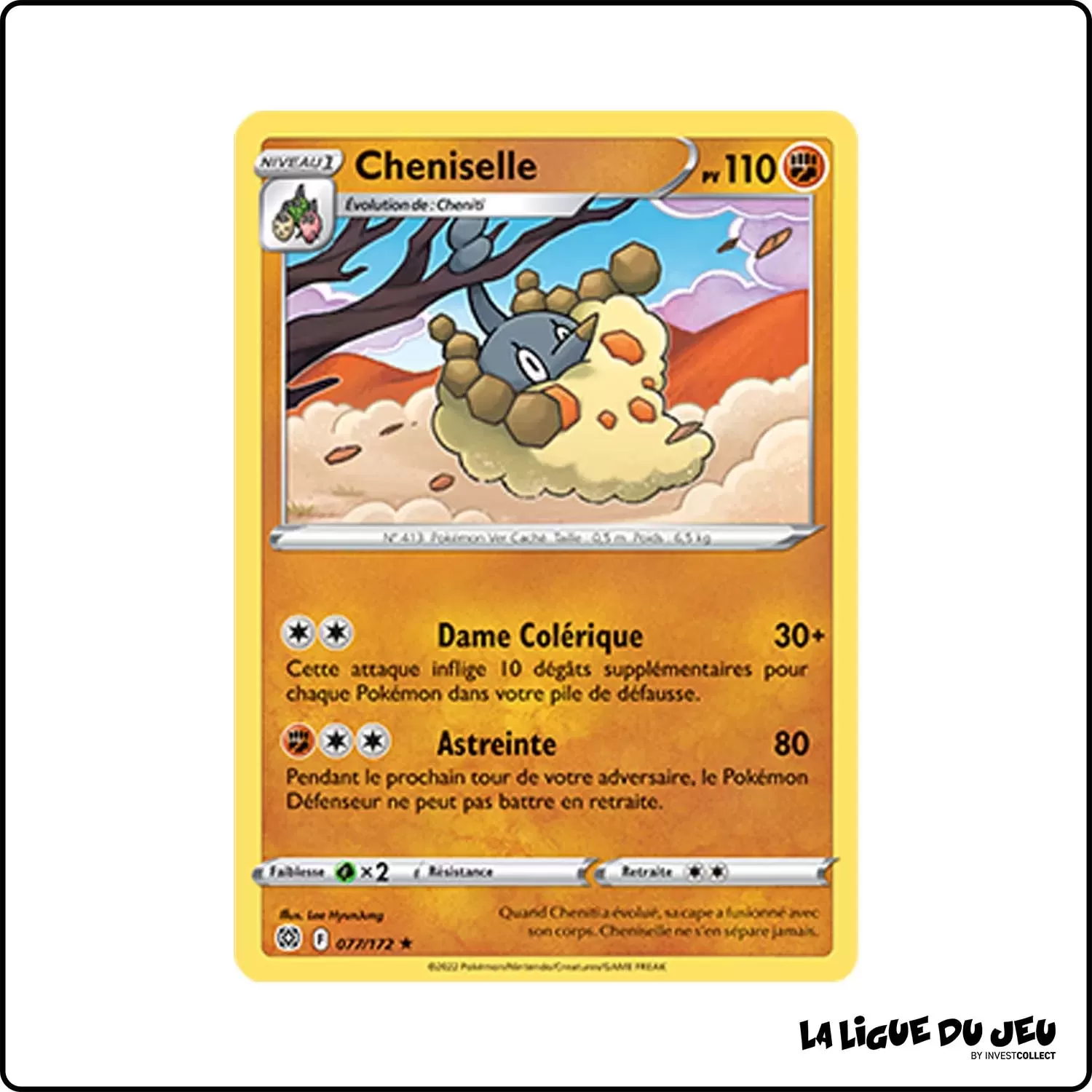 Rare - Pokemon - Stars Étincelantes - Cheniselle 77/172