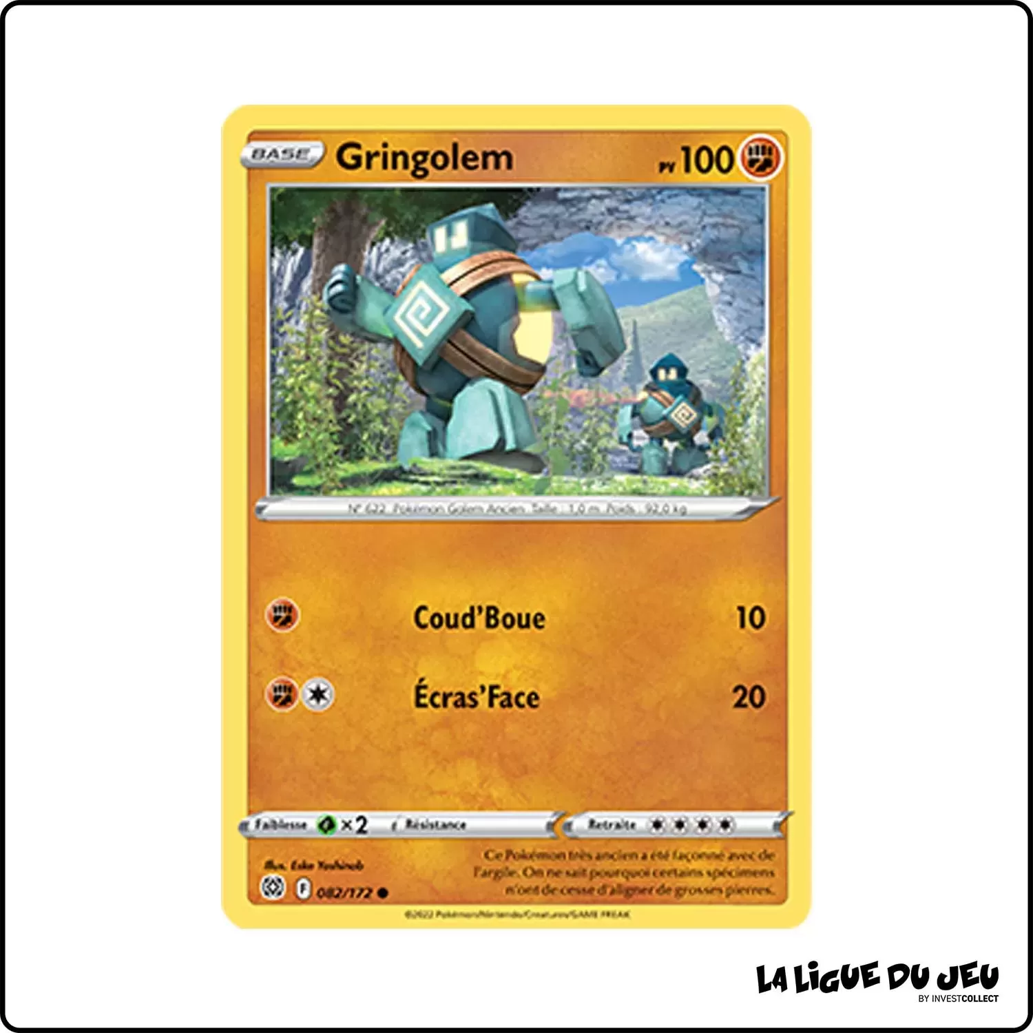 Commune - Pokemon - Stars Étincelantes - Gringolem 82/172