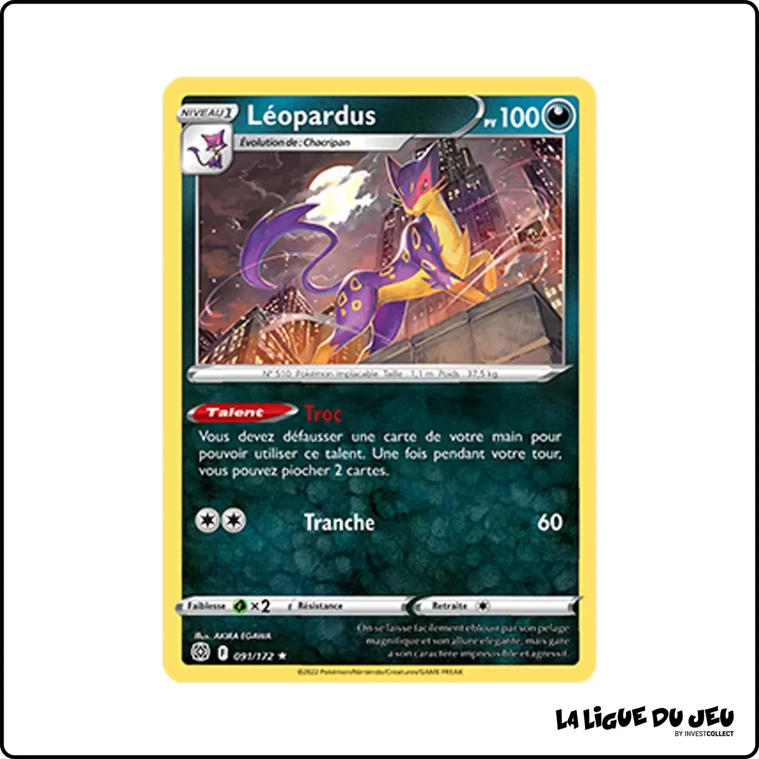 Rare - Pokemon - Stars Étincelantes - Léopardus 91/172