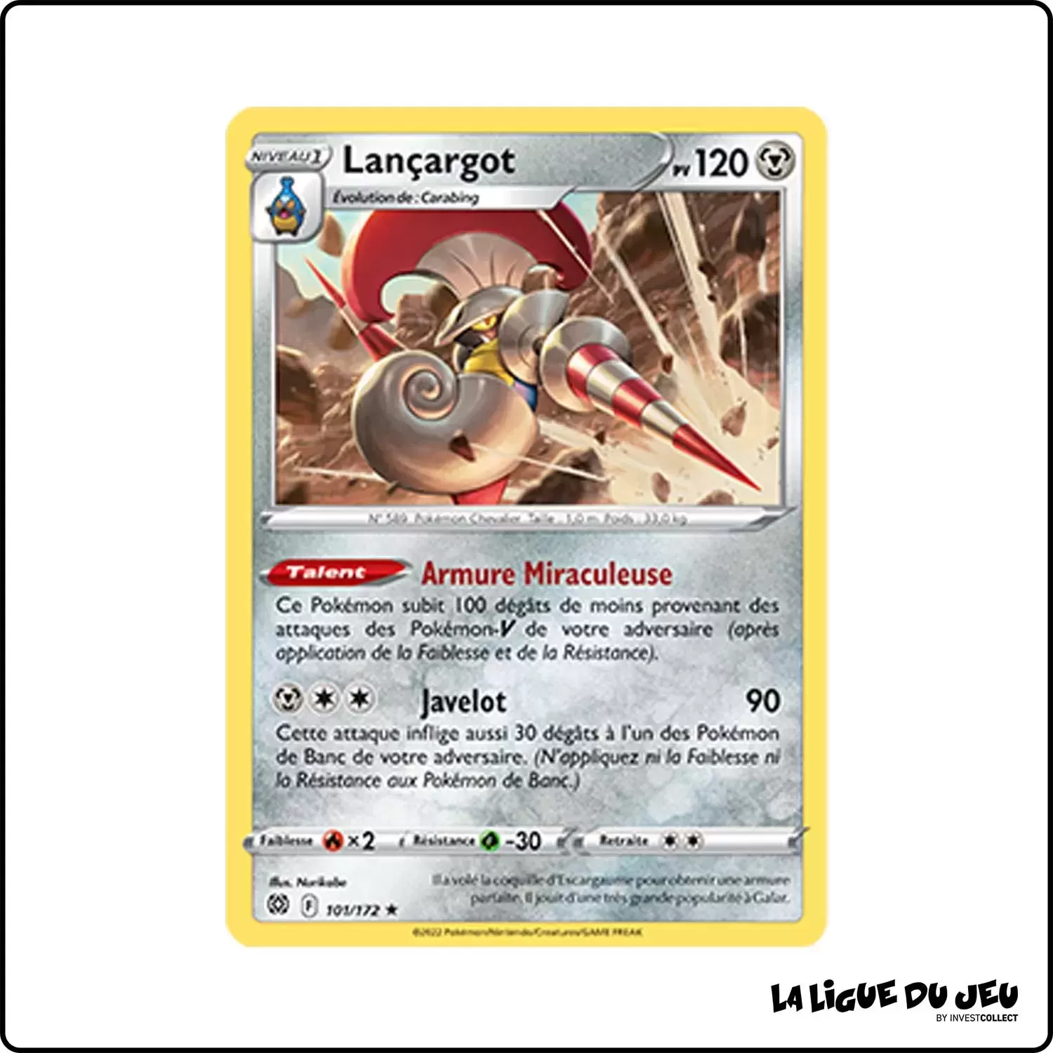 Rare - Pokemon - Stars Étincelantes - Lançargot 101/172