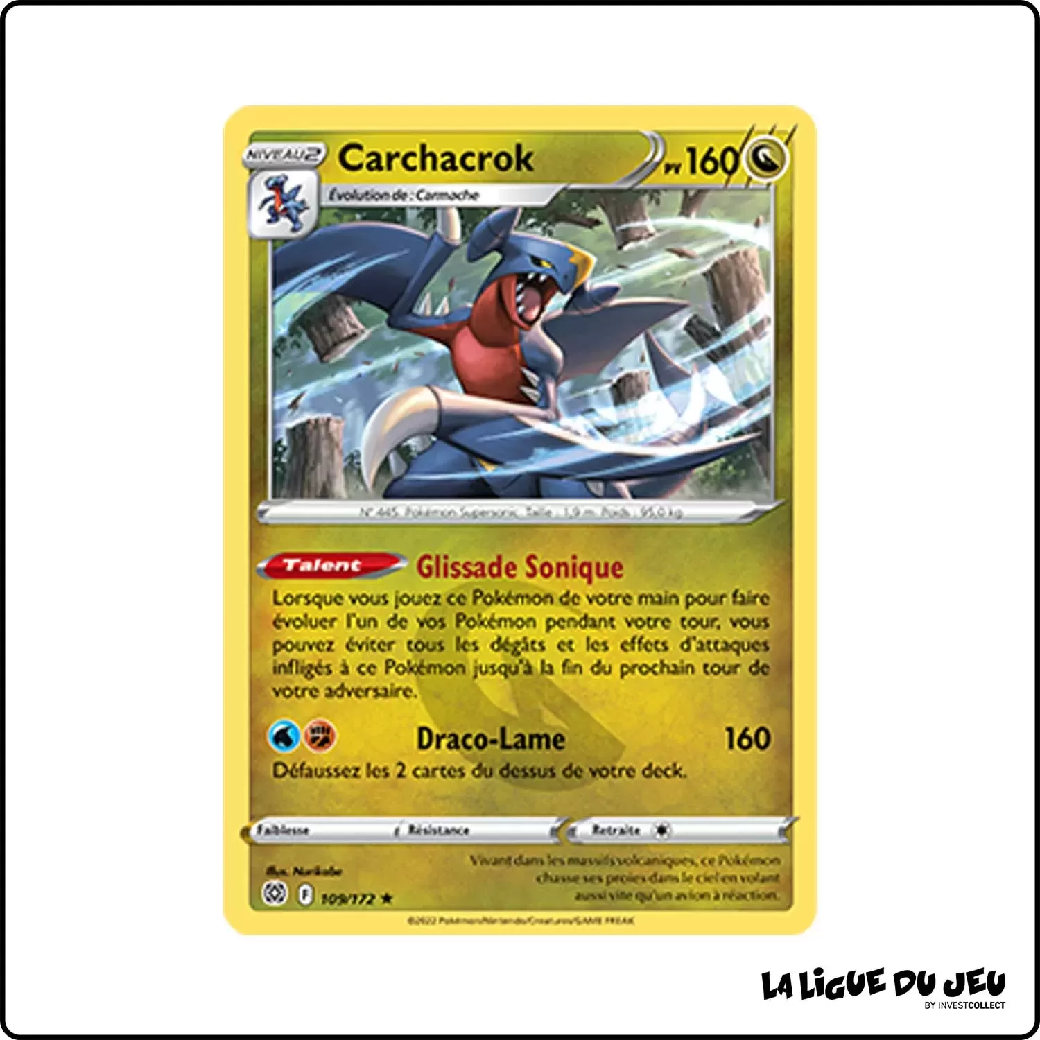 Holo - Pokemon - Stars Étincelantes - Carchacrok 109/172