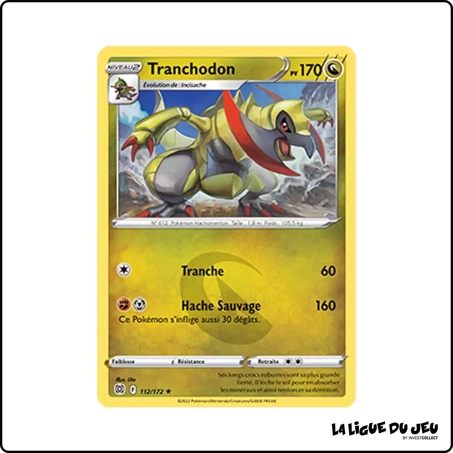 Rare - Pokemon - Stars Étincelantes - Tranchodon 112/172