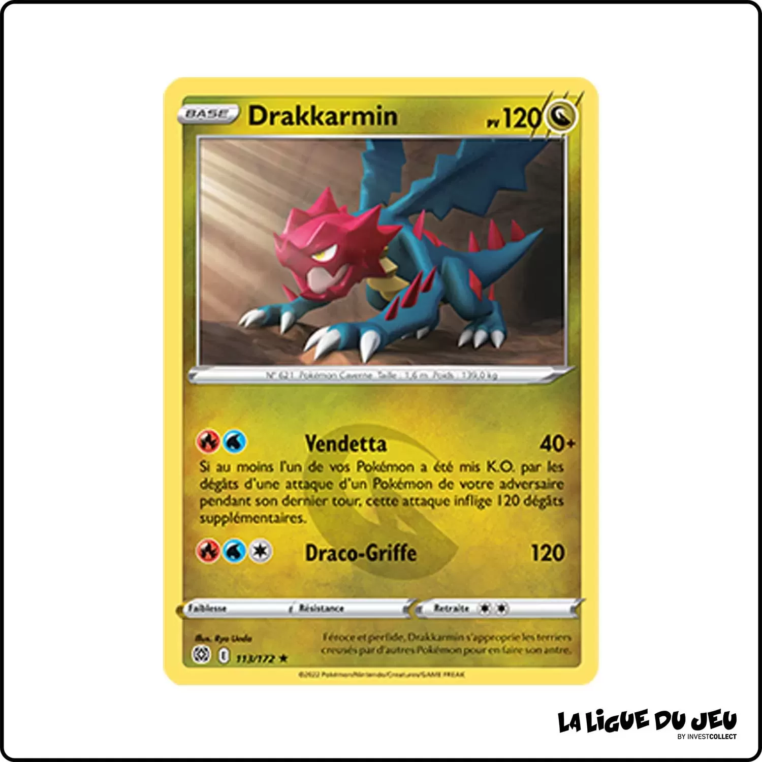 Rare - Pokemon - Stars Étincelantes - Drakkarmin 113/172