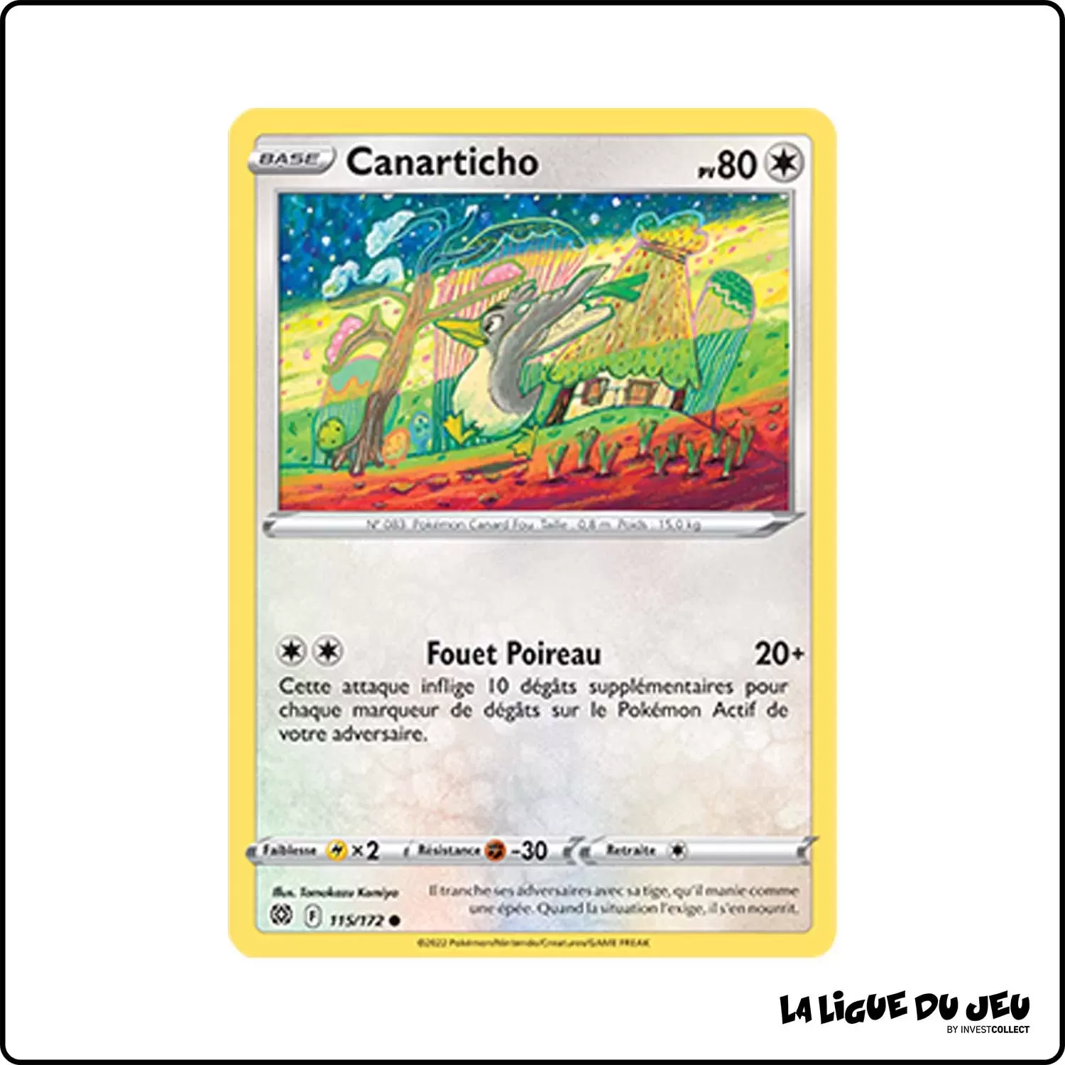 Commune - Pokemon - Stars Étincelantes - Canarticho 115/172