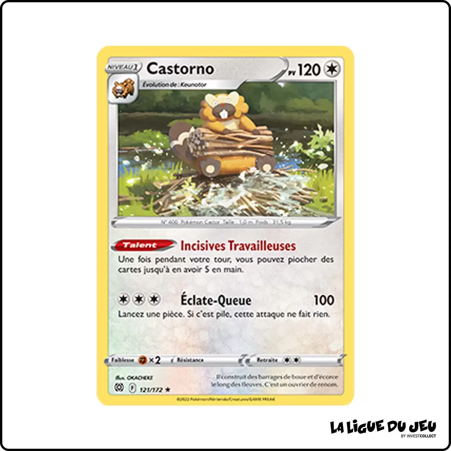 Holo - Pokemon - Stars Étincelantes - Castorno 121/172