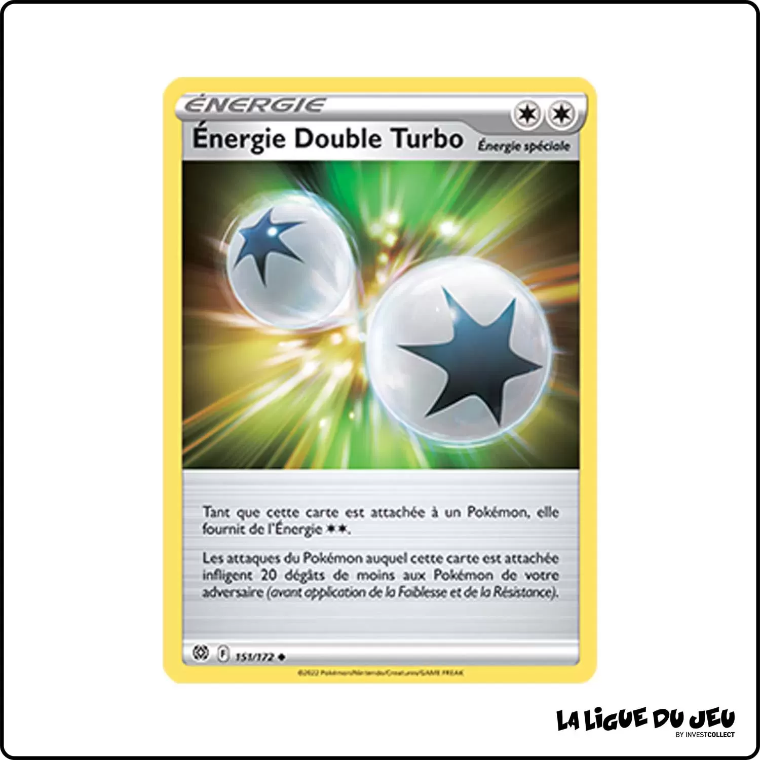 Peu commune - Pokemon - Stars Étincelantes - Énergie Double Turbo 151/172