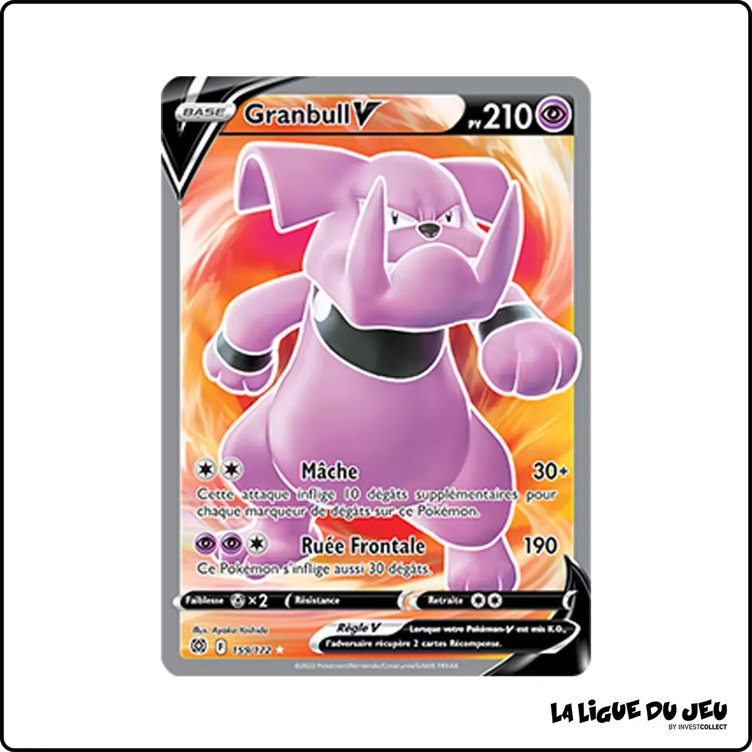 Ultra - Pokemon - Stars Étincelantes - Granbull-V 159/172