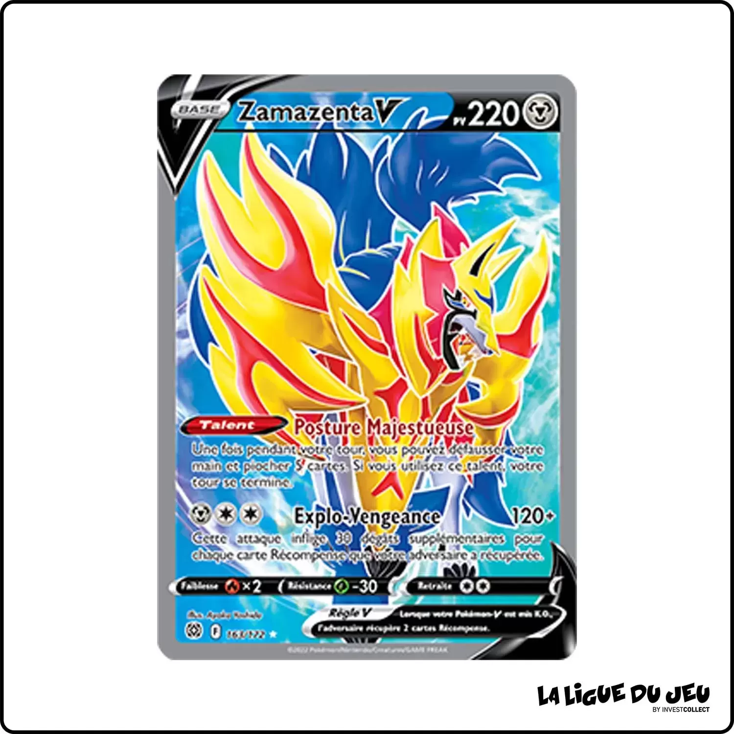 Ultra - Pokemon - Stars Étincelantes - Zamazenta-V 163/172