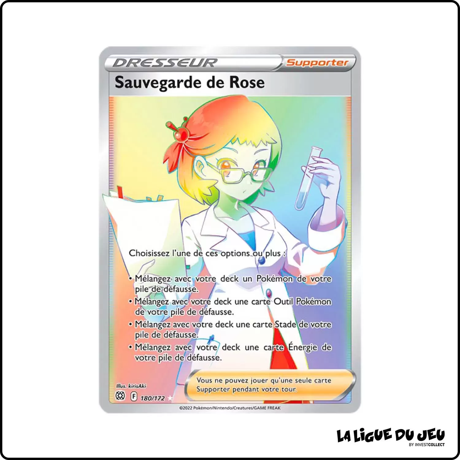 Secrete - Pokemon - Stars Étincelantes - Sauvegarde de Rose 180/172